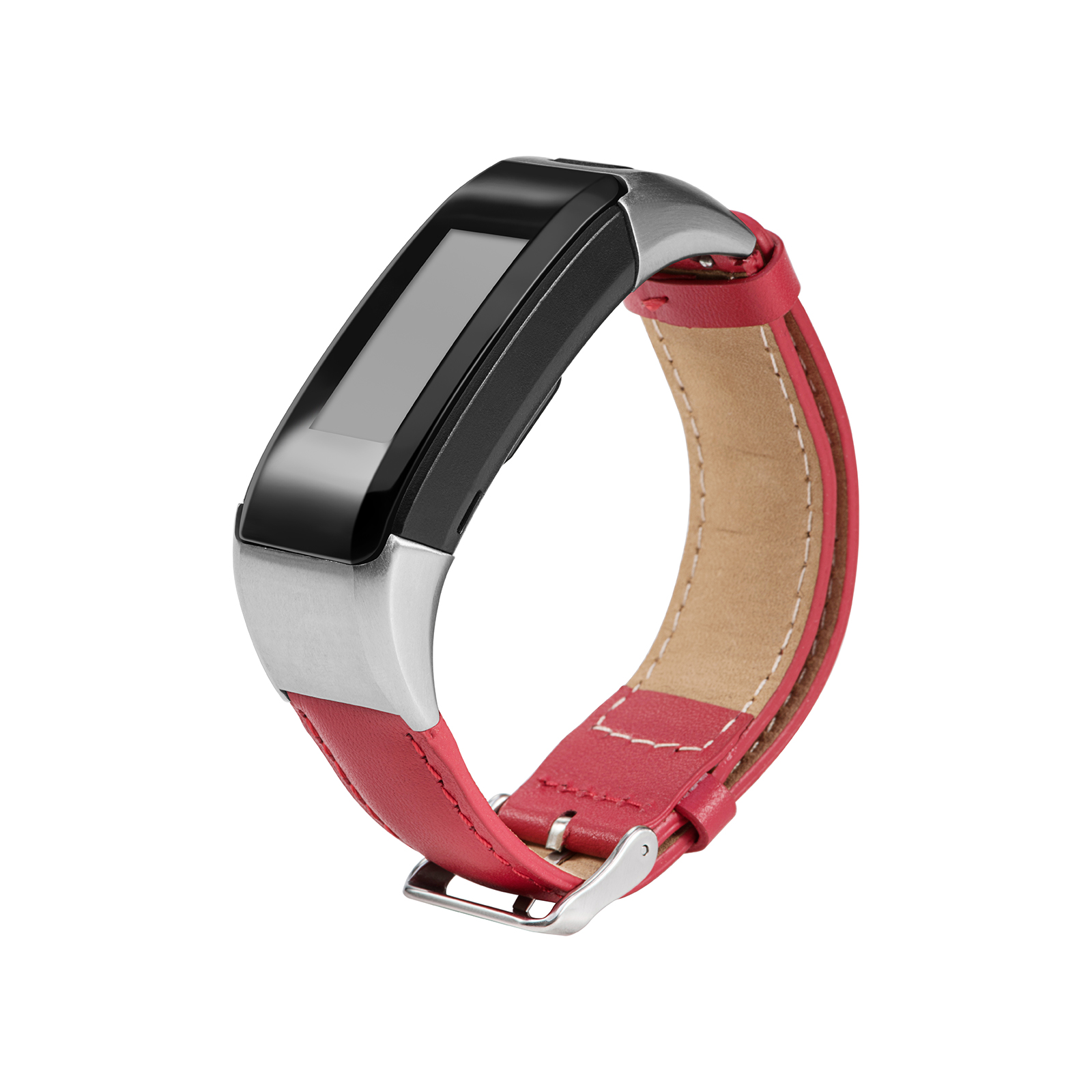 Bakeey-Retro-Metal-Buckle-Leather-Strap-Smart-Watch-Band-For-Garmin-Vivosmart-HR-1739351-14