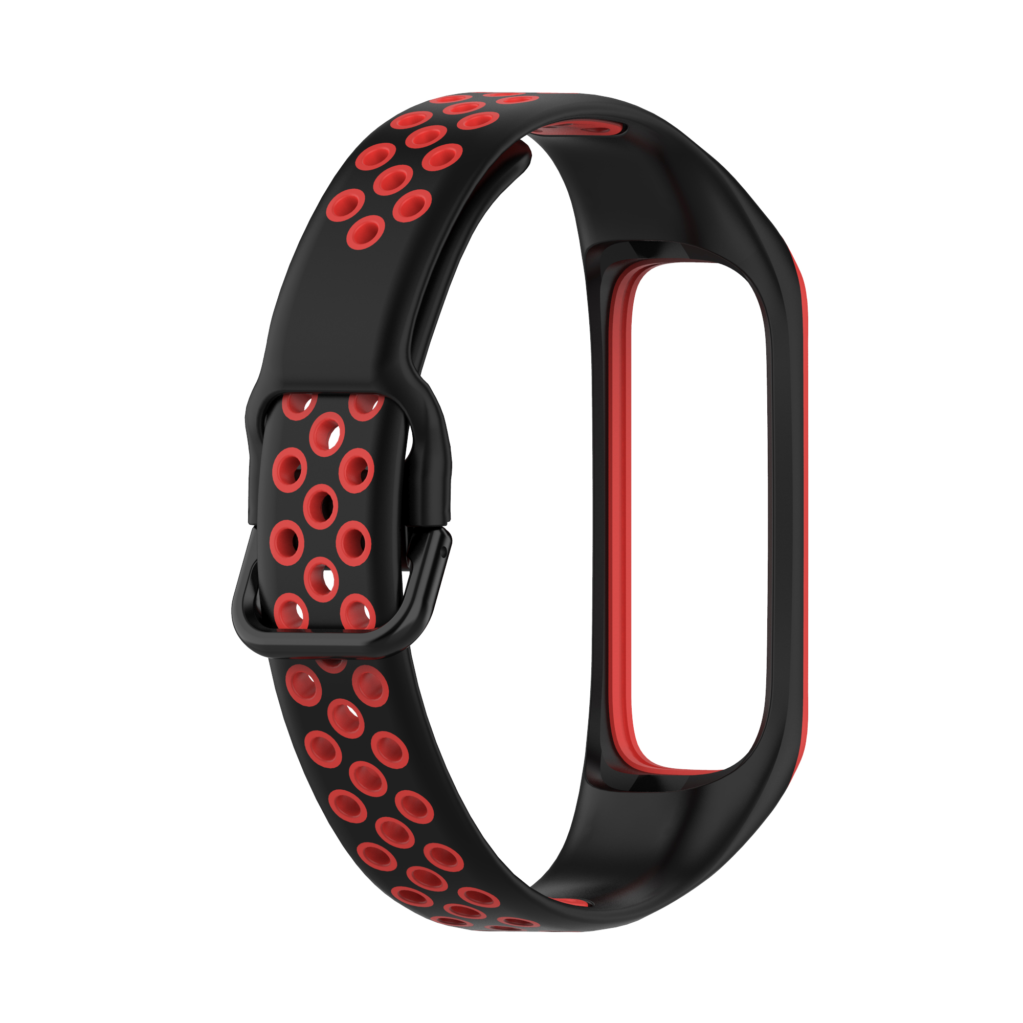 Bakeey-Rubber-Two-color-Replacement-Strap-Smart-Watch-Band-For-Samsung-Galaxy-Fit-2-1806558-15