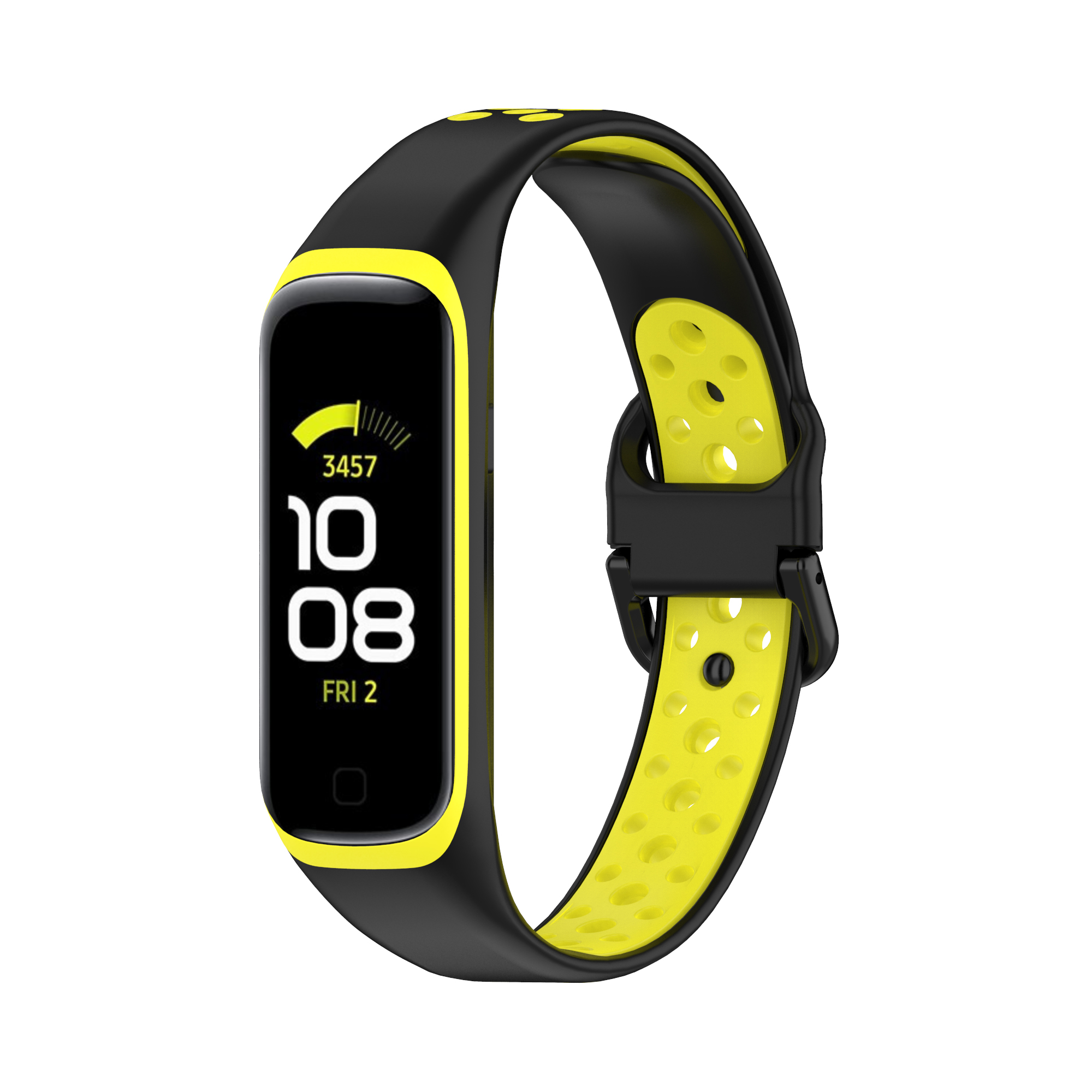 Bakeey-Rubber-Two-color-Replacement-Strap-Smart-Watch-Band-For-Samsung-Galaxy-Fit-2-1806558-19