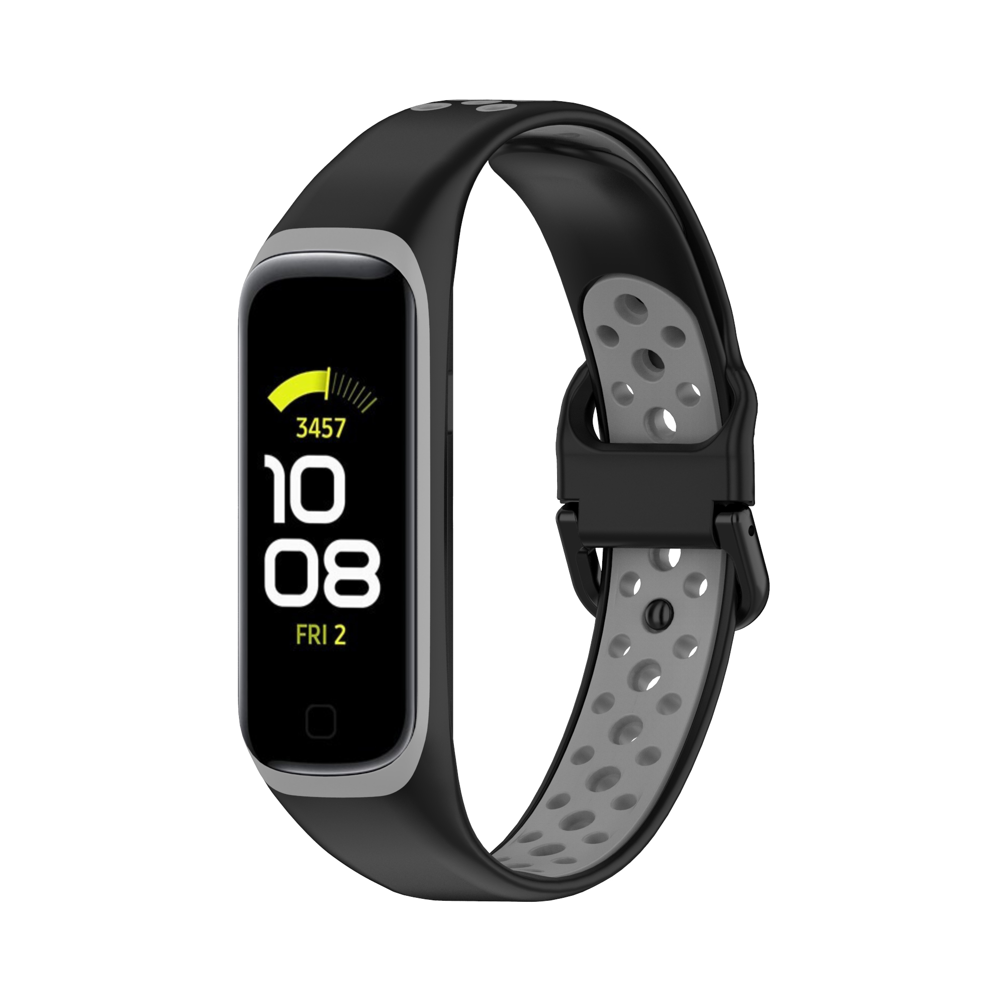 Bakeey-Rubber-Two-color-Replacement-Strap-Smart-Watch-Band-For-Samsung-Galaxy-Fit-2-1806558-22