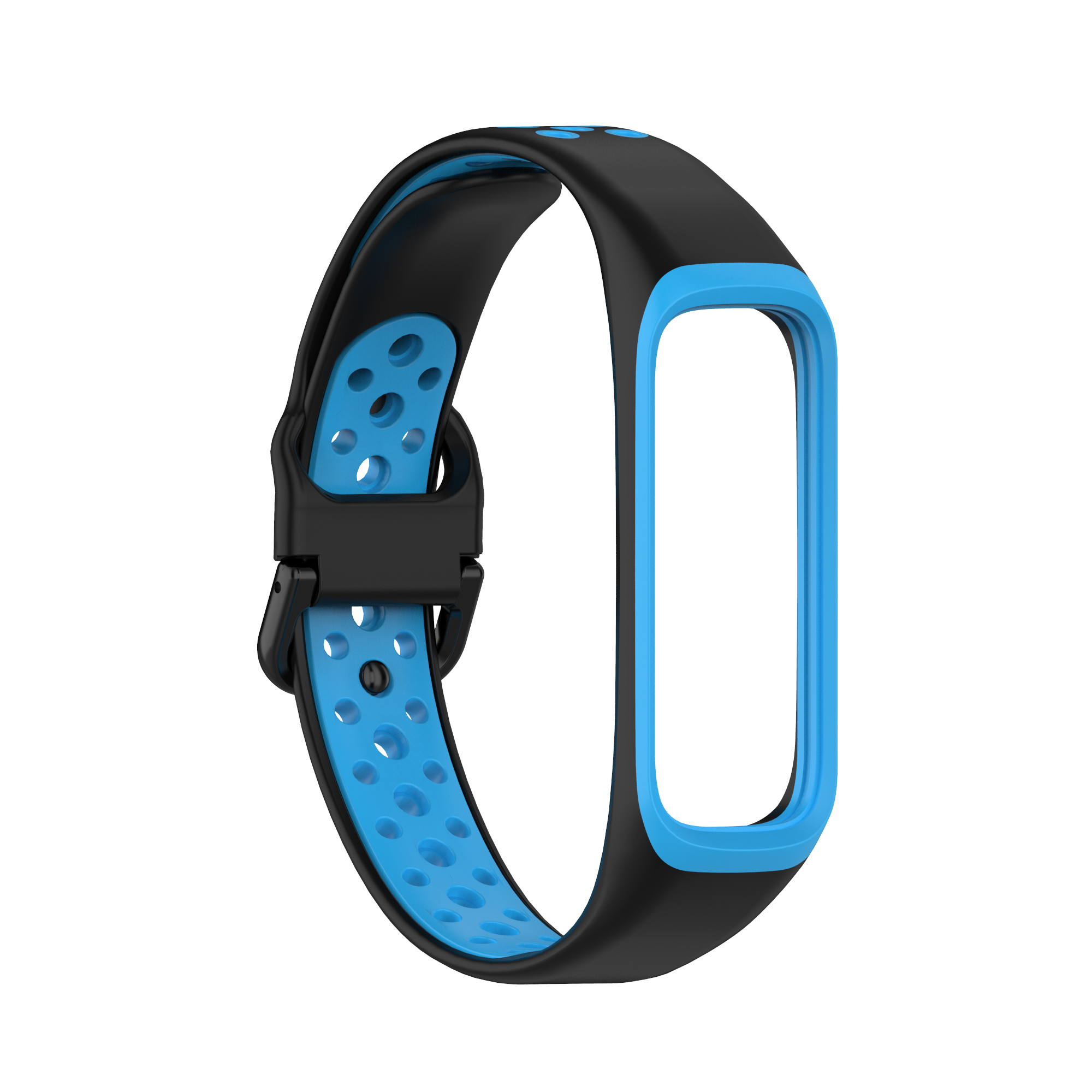 Bakeey-Rubber-Two-color-Replacement-Strap-Smart-Watch-Band-For-Samsung-Galaxy-Fit-2-1806558-23