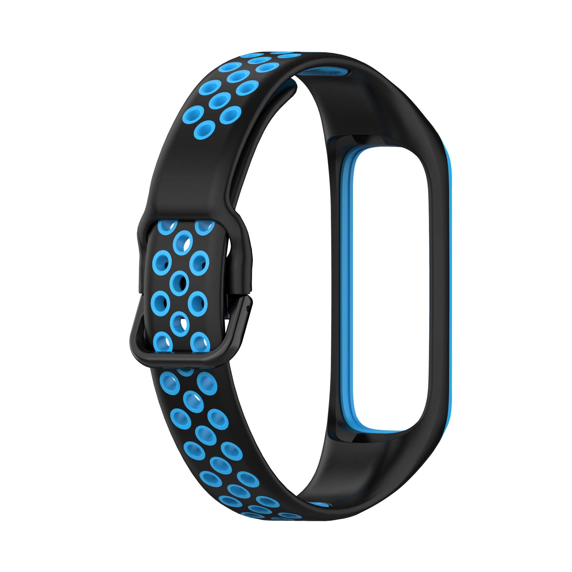 Bakeey-Rubber-Two-color-Replacement-Strap-Smart-Watch-Band-For-Samsung-Galaxy-Fit-2-1806558-24