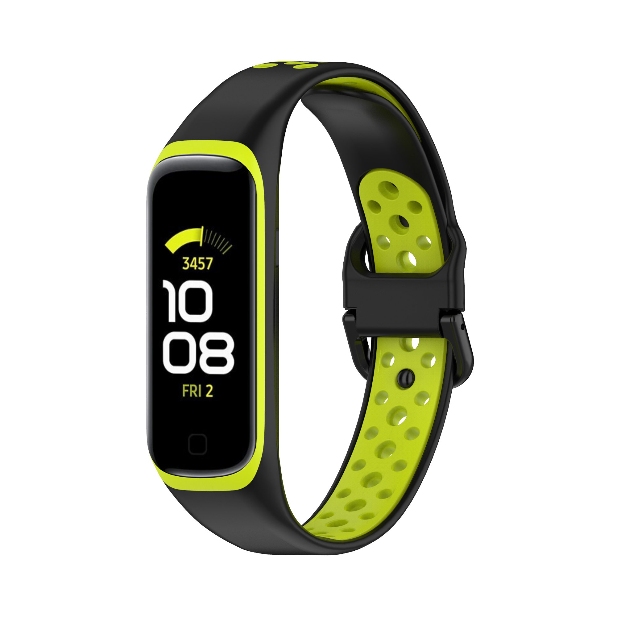 Bakeey-Rubber-Two-color-Replacement-Strap-Smart-Watch-Band-For-Samsung-Galaxy-Fit-2-1806558-28