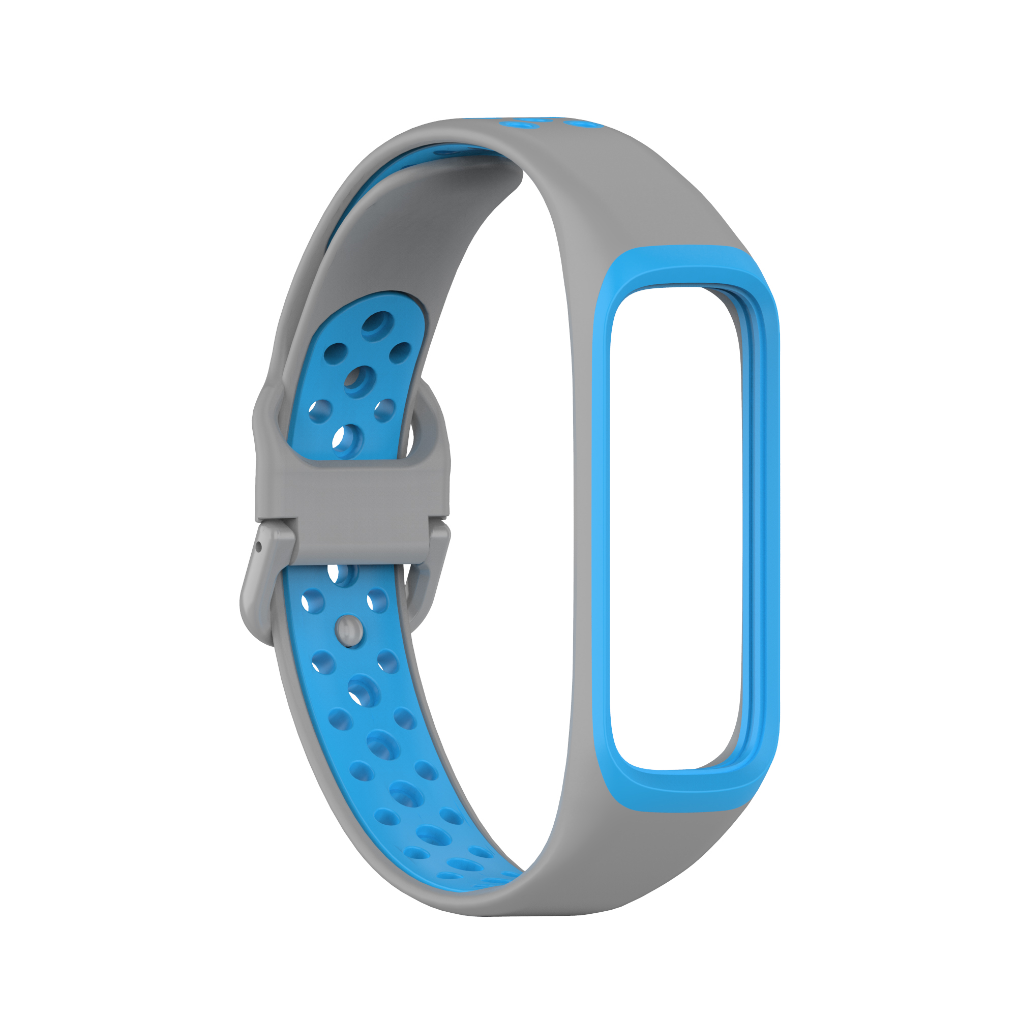 Bakeey-Rubber-Two-color-Replacement-Strap-Smart-Watch-Band-For-Samsung-Galaxy-Fit-2-1806558-29