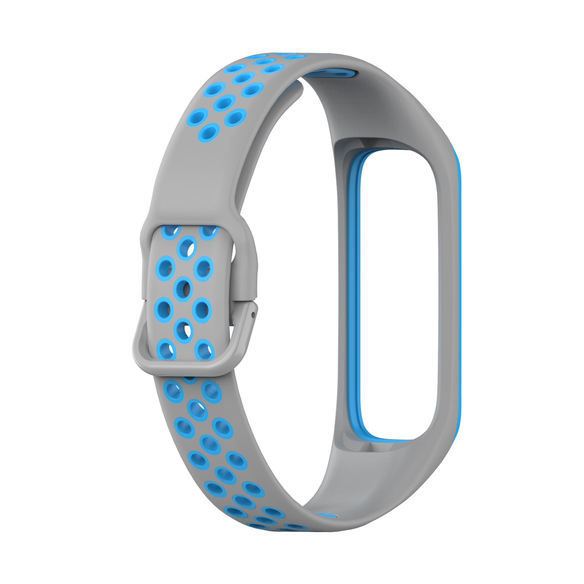Bakeey-Rubber-Two-color-Replacement-Strap-Smart-Watch-Band-For-Samsung-Galaxy-Fit-2-1806558-30