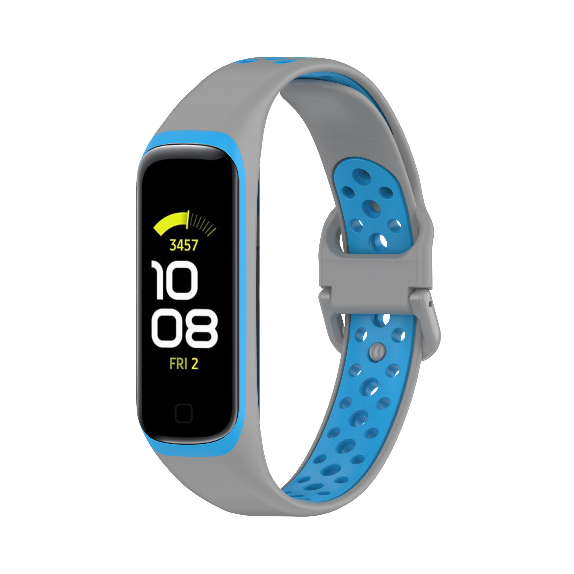 Bakeey-Rubber-Two-color-Replacement-Strap-Smart-Watch-Band-For-Samsung-Galaxy-Fit-2-1806558-31