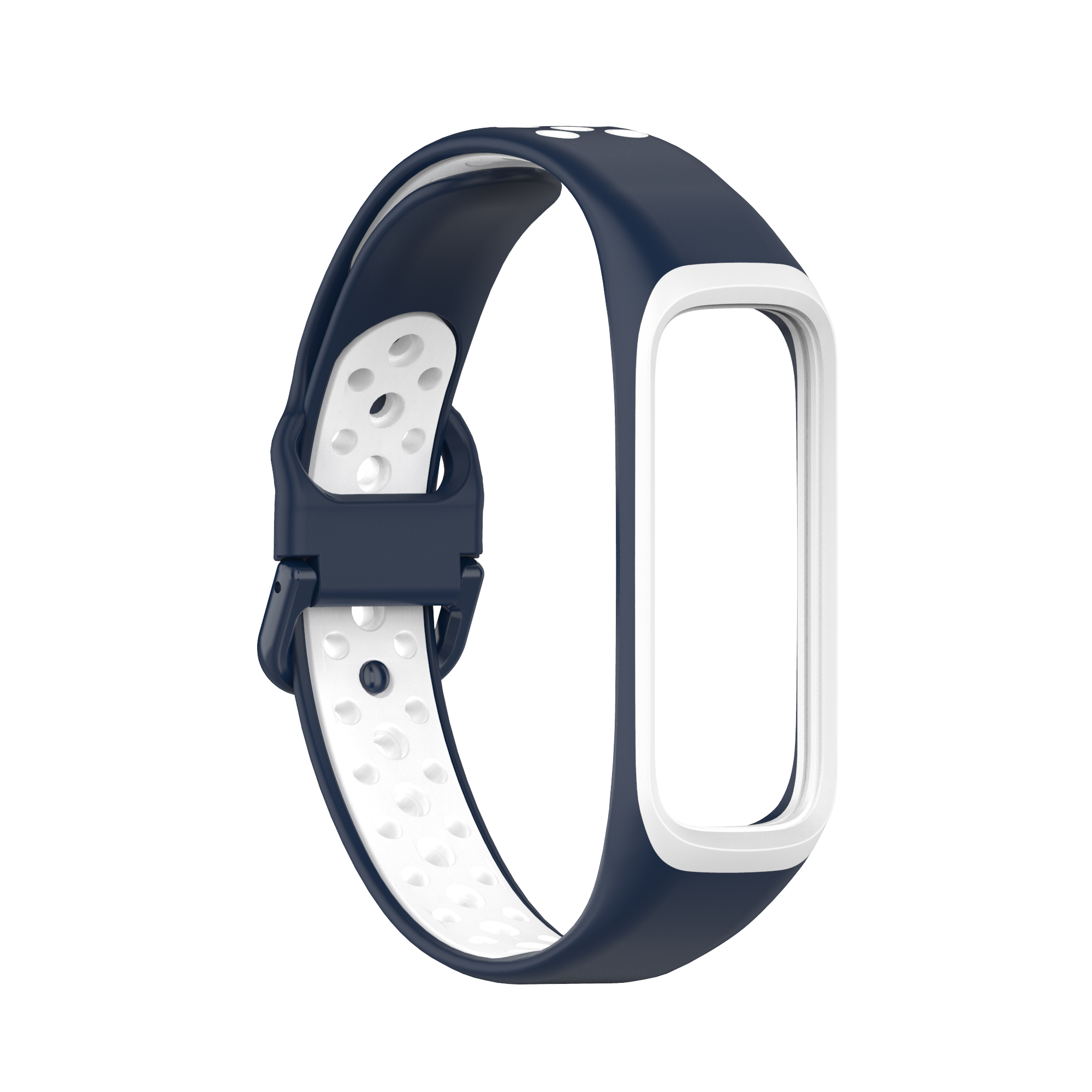 Bakeey-Rubber-Two-color-Replacement-Strap-Smart-Watch-Band-For-Samsung-Galaxy-Fit-2-1806558-32