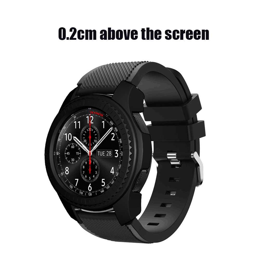Bakeey-Scale-Pattern-Scratch-Resistant-PC-Watch-Cover-for-Samsung-Galaxy-Gear-S3--Gear-S4-46-mm-1577669-3