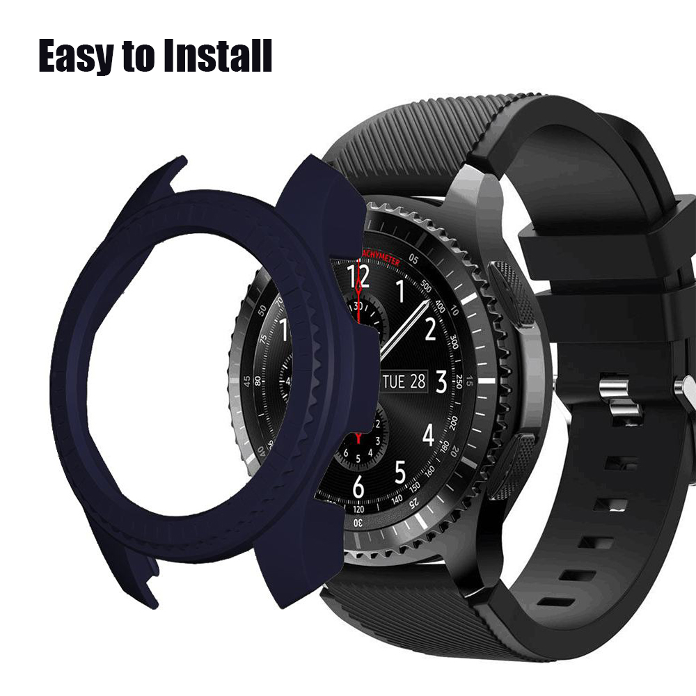 Bakeey-Scale-Pattern-Scratch-Resistant-PC-Watch-Cover-for-Samsung-Galaxy-Gear-S3--Gear-S4-46-mm-1577669-4