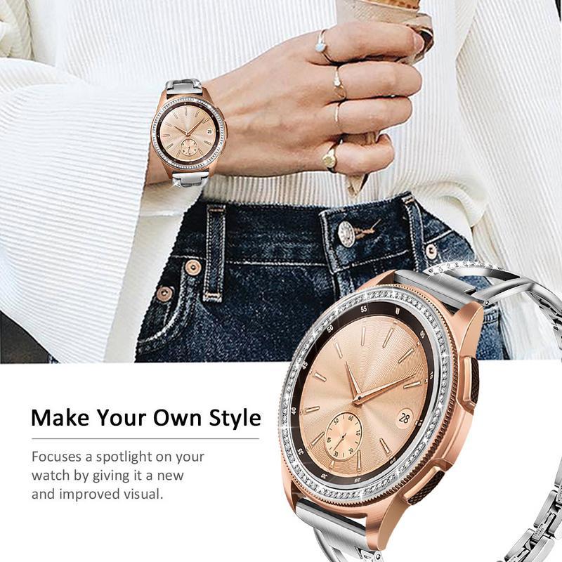 Bakeey-Scandle-Metal-Bezel-Watch-Cover-for-Samsung-Galaxy-42mm-Smart-Watch-1747180-4