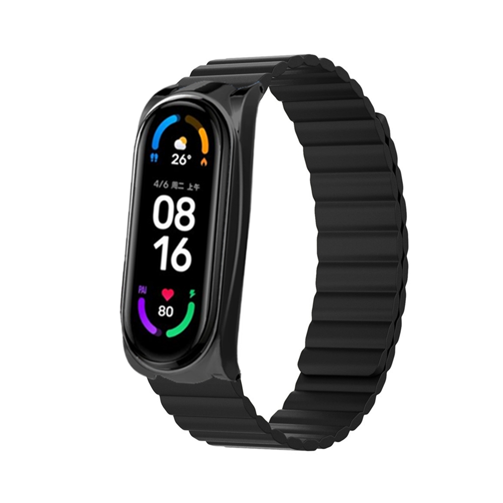 Bakeey-Silicone-Powerful-Magnetic-Replacement-Strap-Smart-Watch-Band-for-Xiaomi-Mi-Band-65-1931903-3