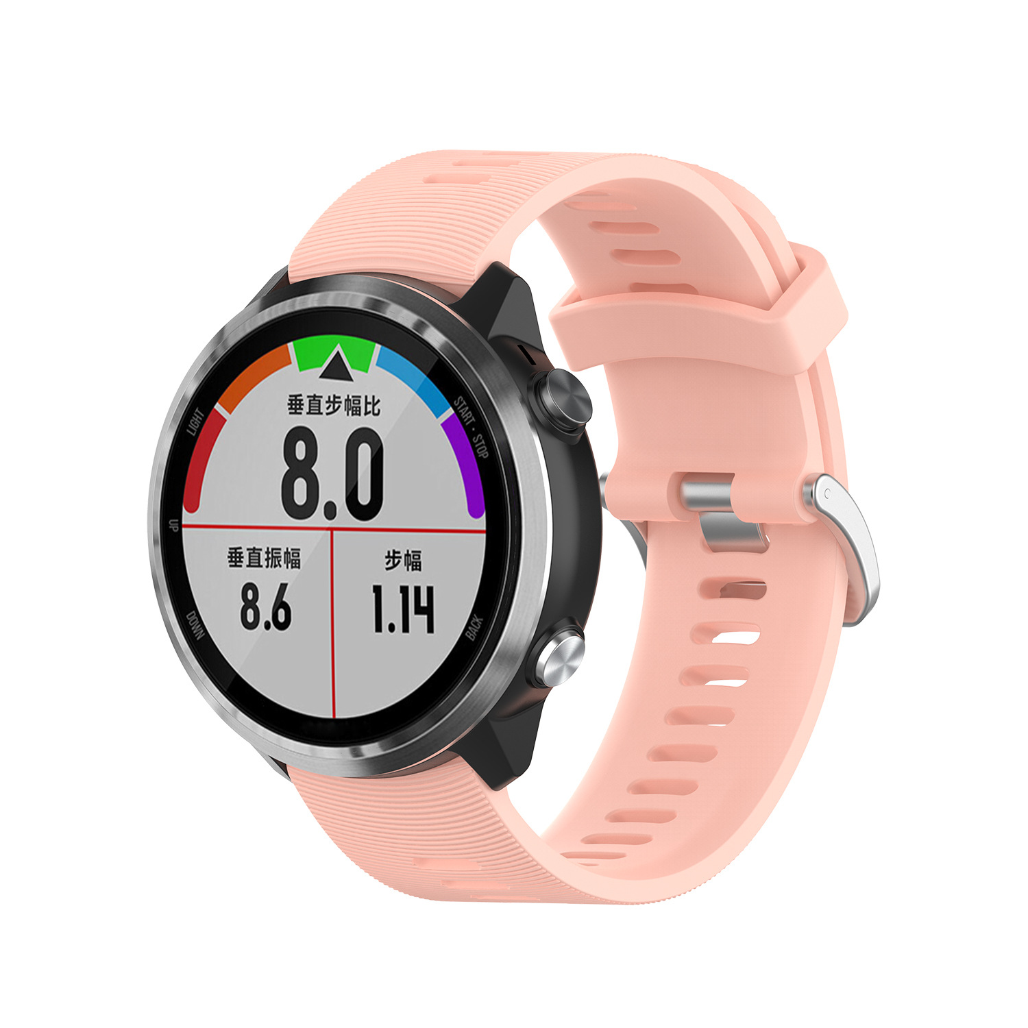 Bakeey-Silicone-Watch-Band-Color-Watch-Strap-for-Garmin-Forerunner-645-Smart-Watch-1741766-12