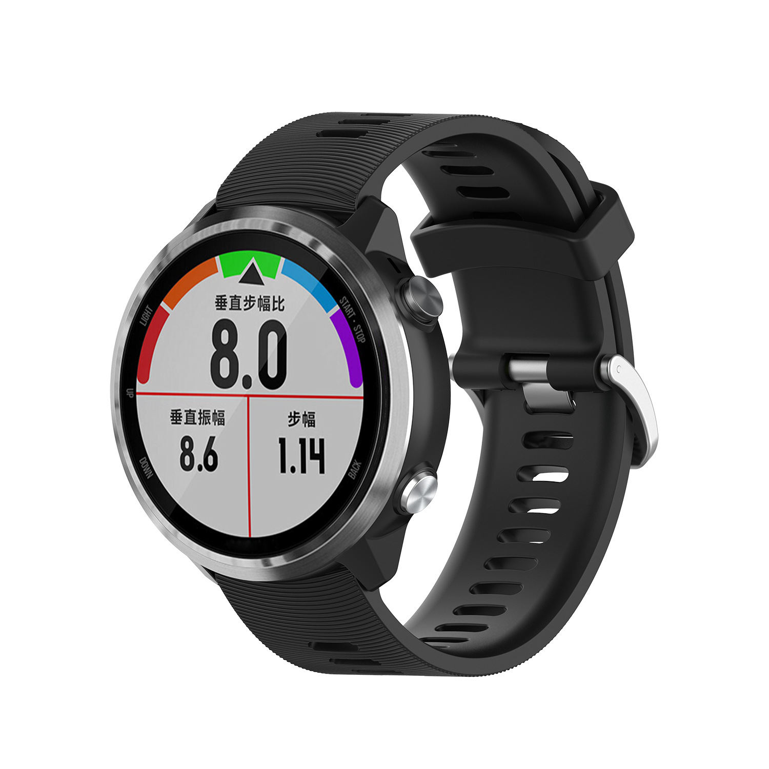 Bakeey-Silicone-Watch-Band-Color-Watch-Strap-for-Garmin-Forerunner-645-Smart-Watch-1741766-16