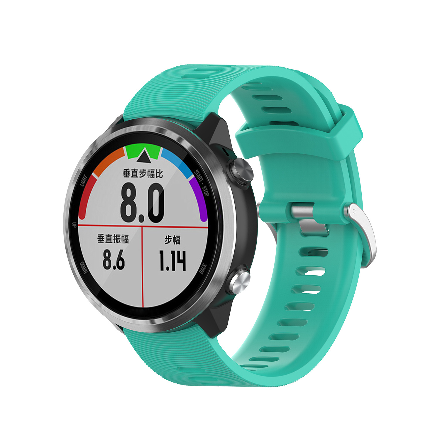 Bakeey-Silicone-Watch-Band-Color-Watch-Strap-for-Garmin-Forerunner-645-Smart-Watch-1741766-20