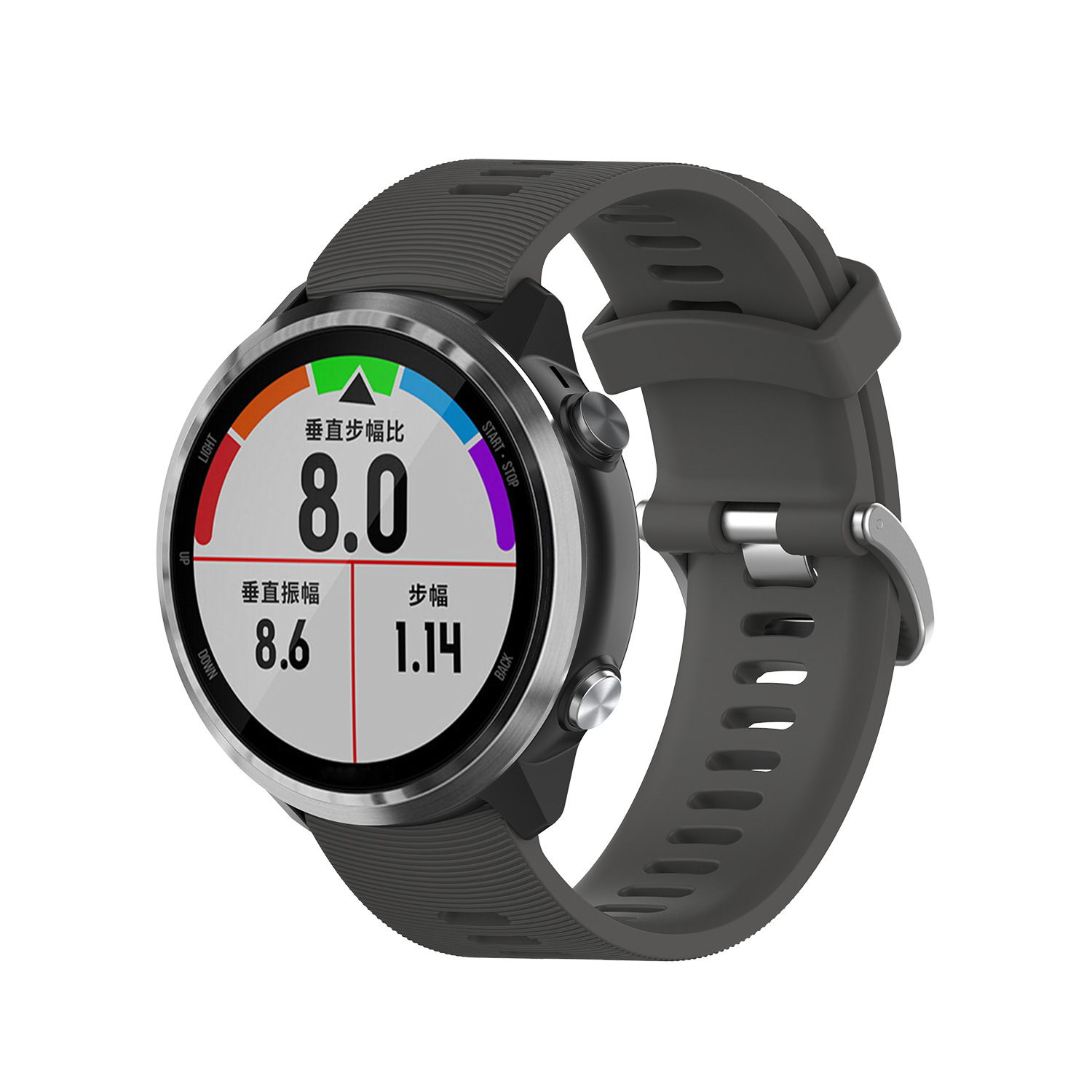 Bakeey-Silicone-Watch-Band-Color-Watch-Strap-for-Garmin-Forerunner-645-Smart-Watch-1741766-28