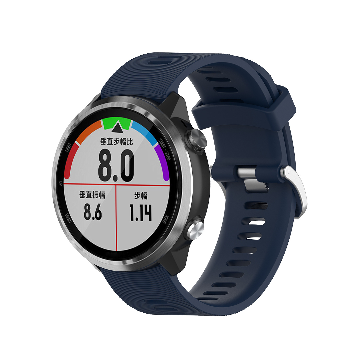 Bakeey-Silicone-Watch-Band-Color-Watch-Strap-for-Garmin-Forerunner-645-Smart-Watch-1741766-36