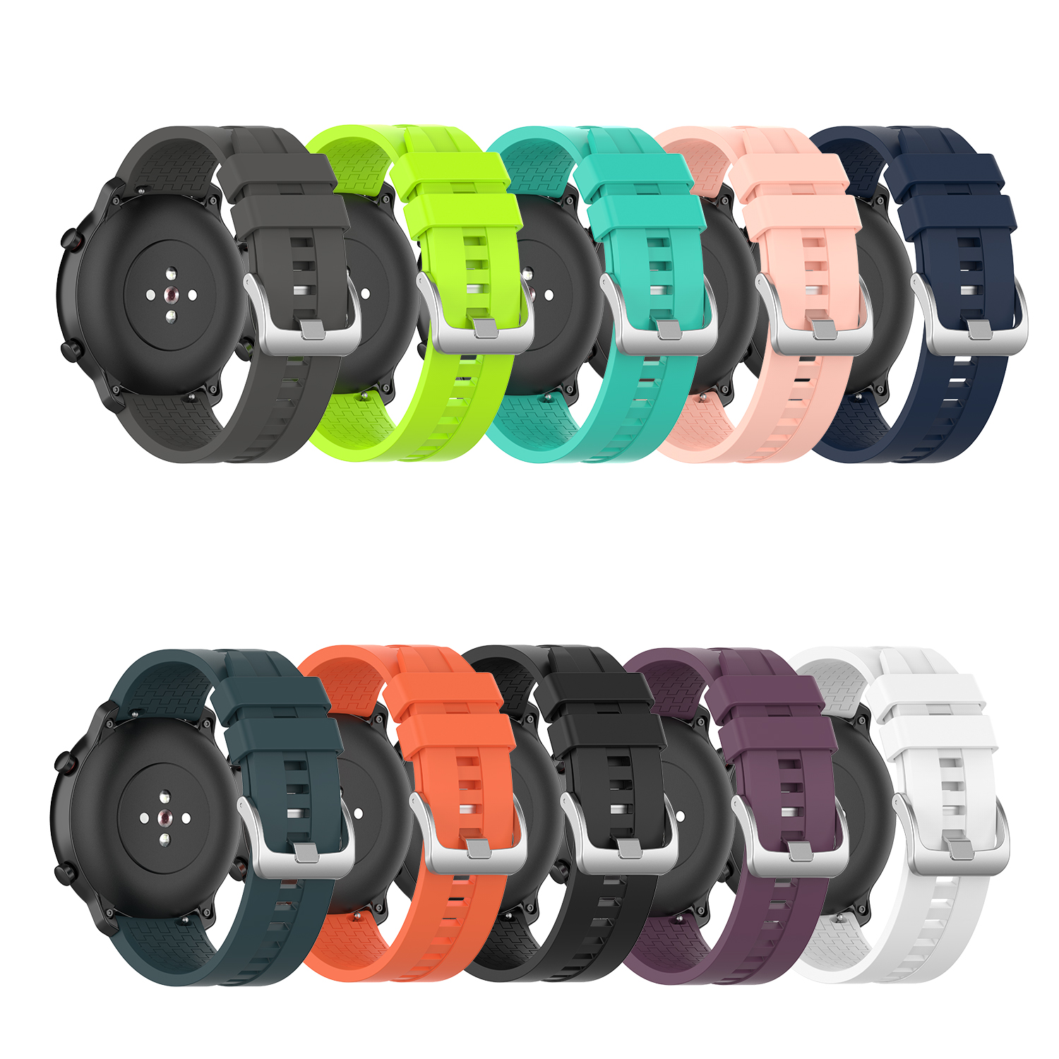 Bakeey-Silicone-Watch-Band-Replacement-Watch-Strap-for-Amazfit-GTR-47MM-Smart-Watch-Non-original-1555806-2