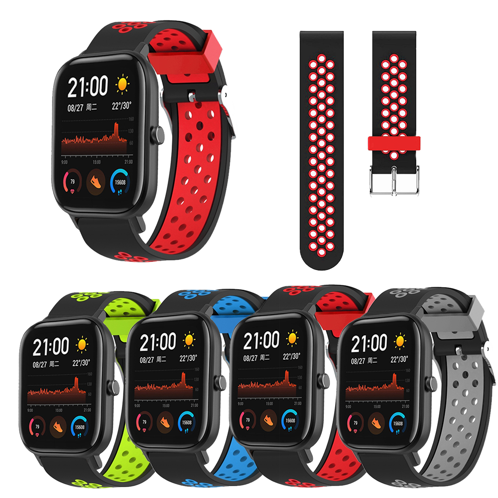 Bakeey-Silicone-Watch-Band-Replacement-Watch-Strap-for-Amazfit-GTS-Smart-Watch-1567973-1