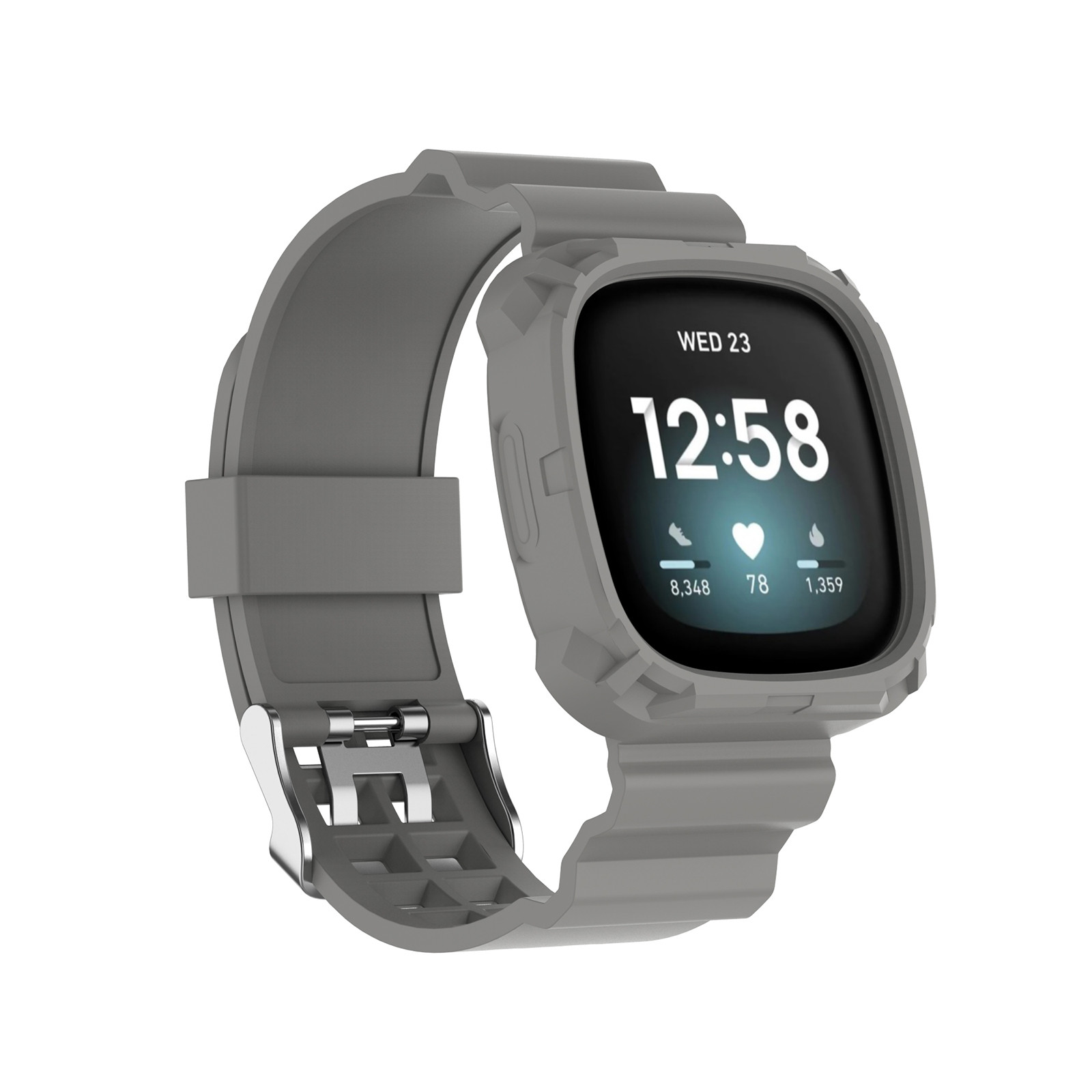 Bakeey-Silicone-Watch-Strap-Watch-Cover-Case-for-Fitbit-Versa-3-Sense-Watch-1762833-12