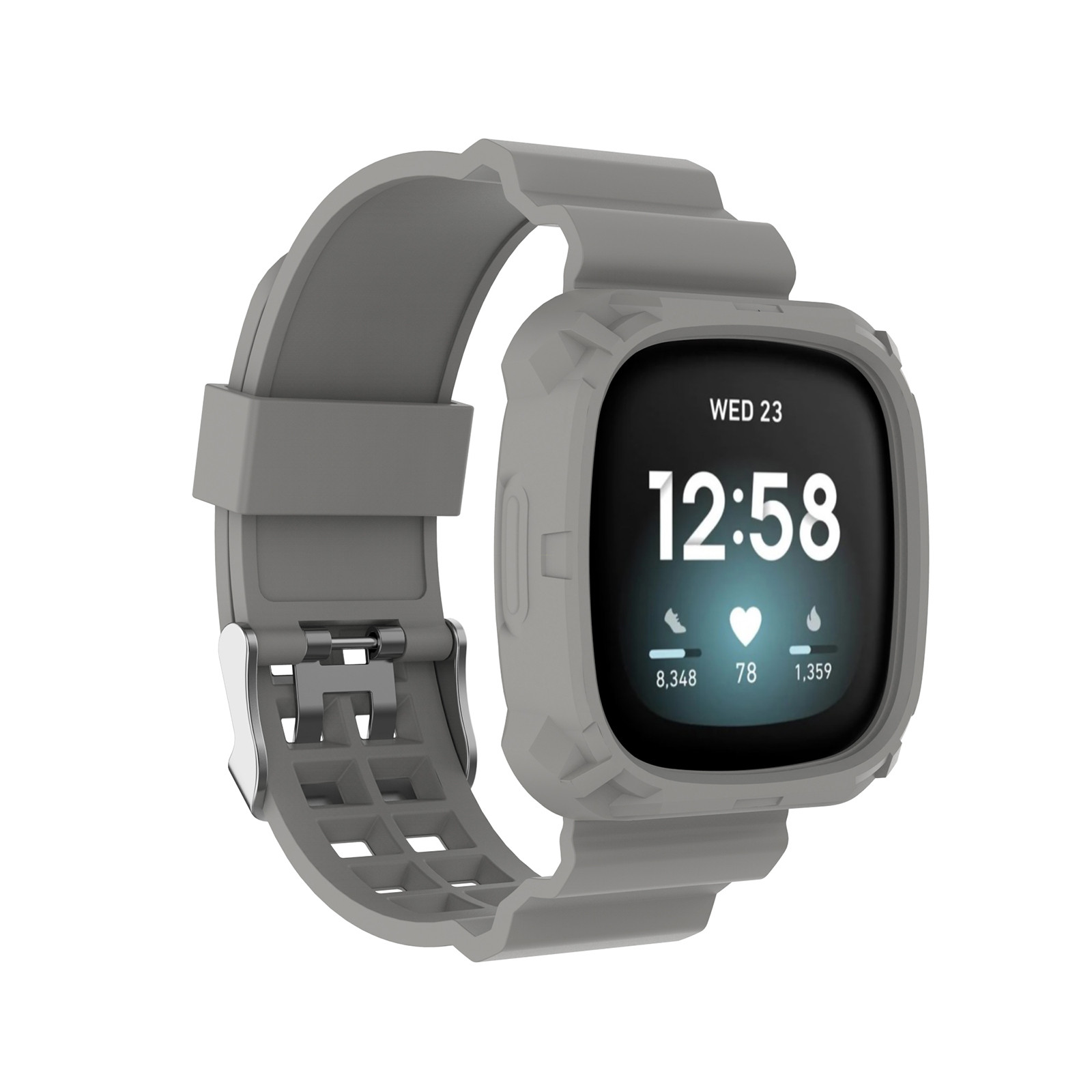 Bakeey-Silicone-Watch-Strap-Watch-Cover-Case-for-Fitbit-Versa-3-Sense-Watch-1762833-13