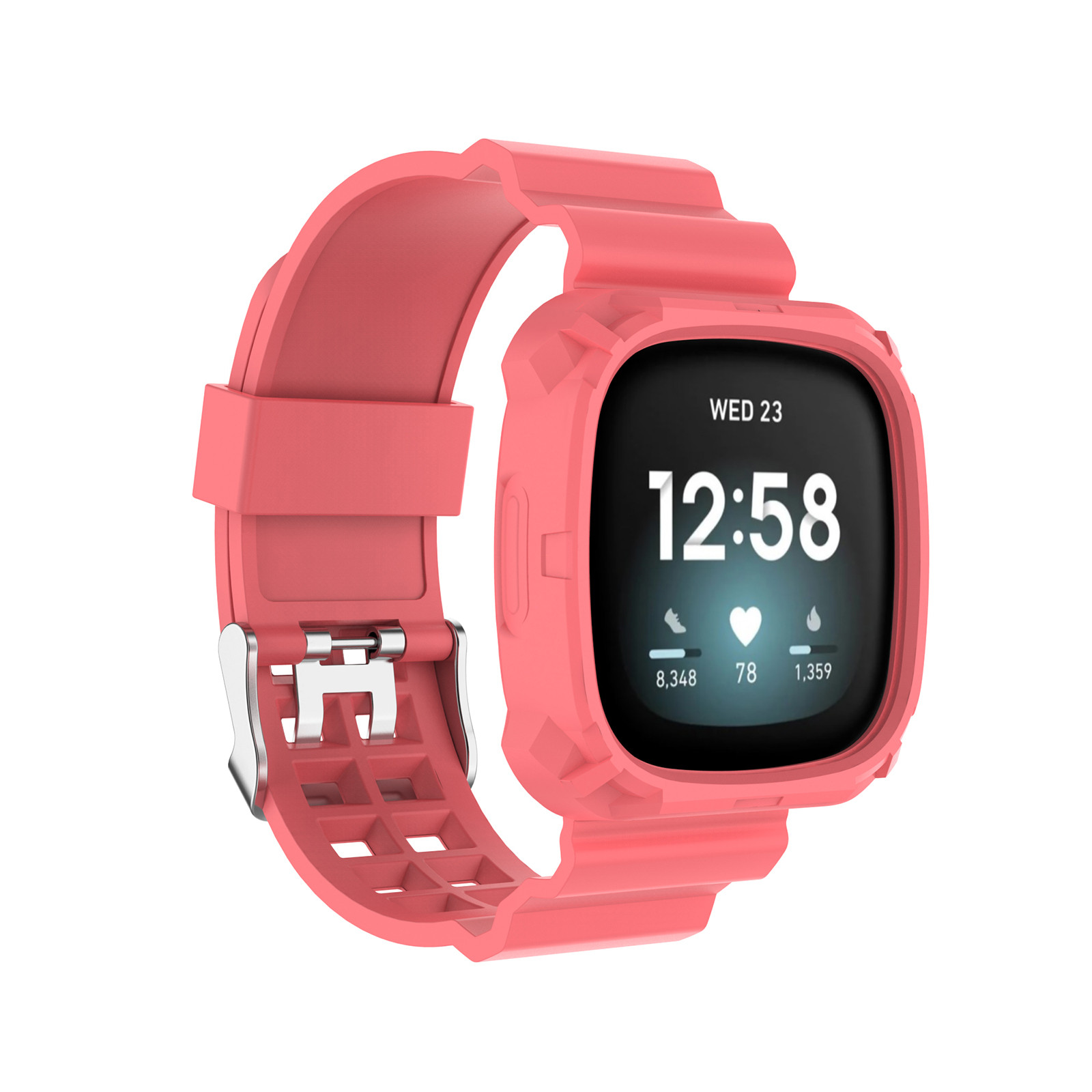 Bakeey-Silicone-Watch-Strap-Watch-Cover-Case-for-Fitbit-Versa-3-Sense-Watch-1762833-20