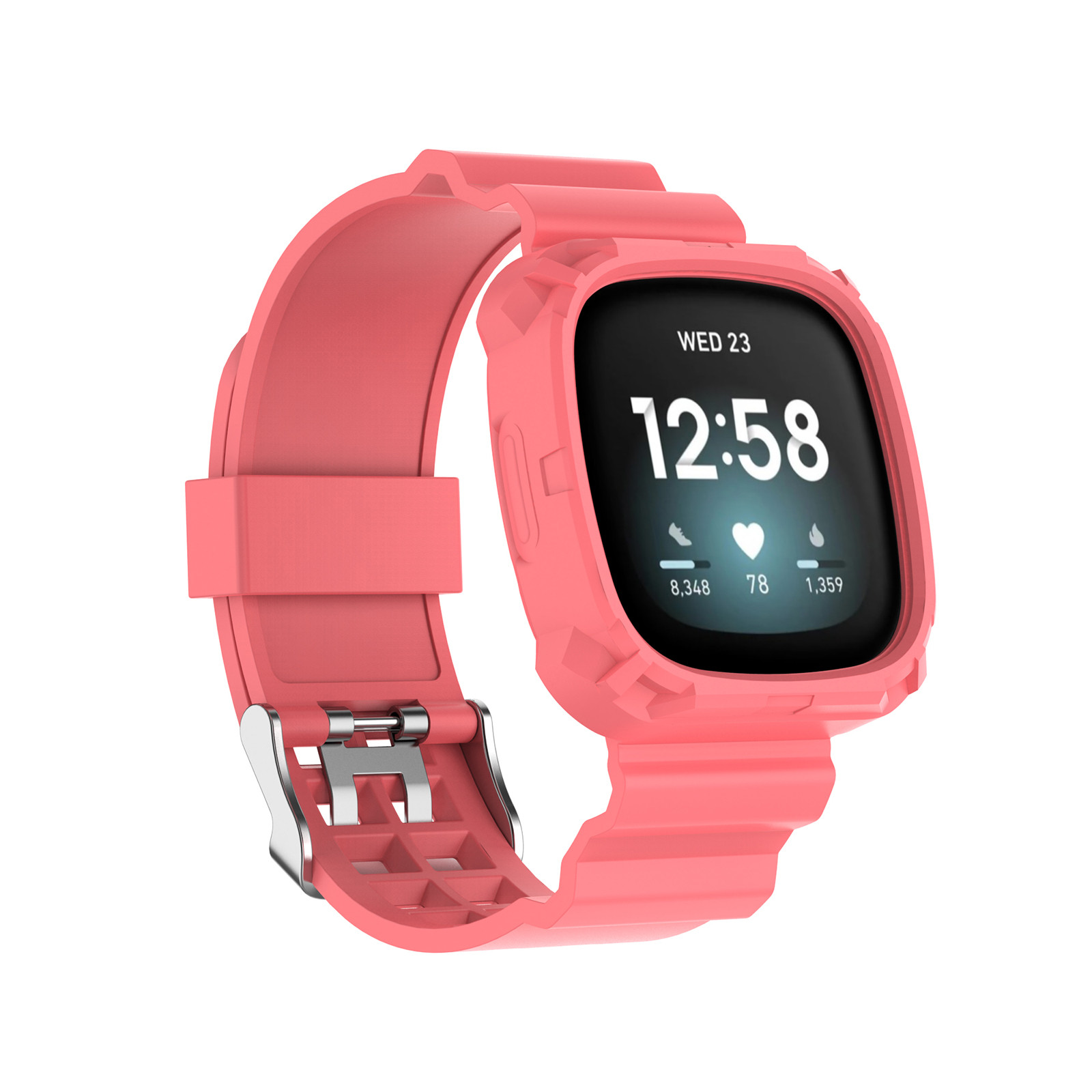 Bakeey-Silicone-Watch-Strap-Watch-Cover-Case-for-Fitbit-Versa-3-Sense-Watch-1762833-21