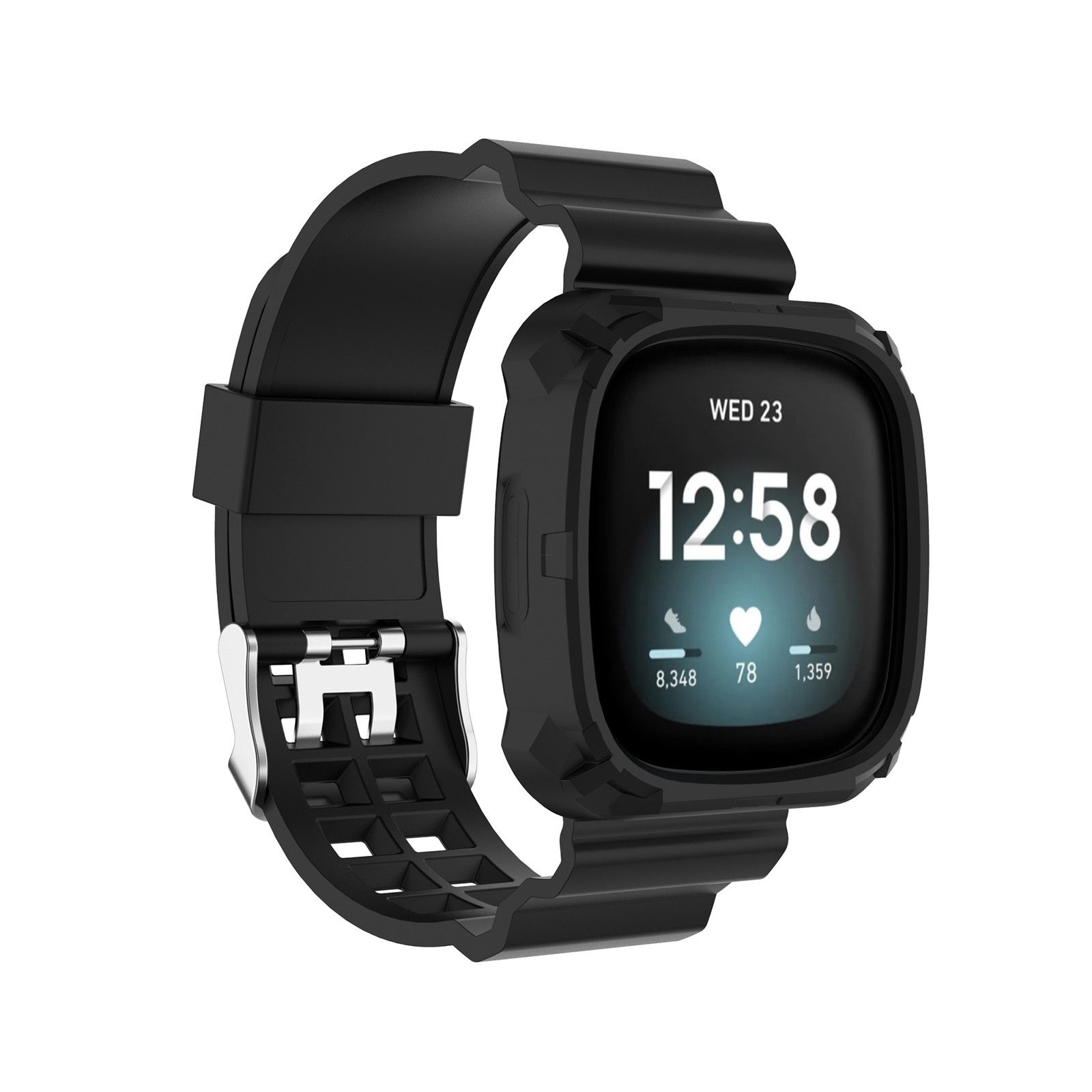 Bakeey-Silicone-Watch-Strap-Watch-Cover-Case-for-Fitbit-Versa-3-Sense-Watch-1762833-24
