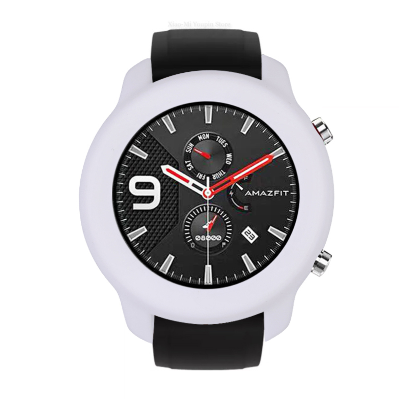 Bakeey-Soft-Explosion-proof-Full-Wrapped-Silicone-Watch-Cover-for-Amazfit-GTR-42mm-Smart-Watch-1561908-5