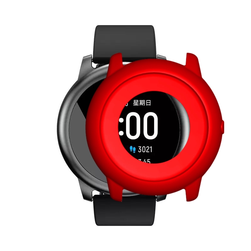 Bakeey-Soft-Silicone-Watch-Case-Watch-Cover-Case-Cover-for-Haylou-Solar-LS05-Smart-Watch-1709245-12