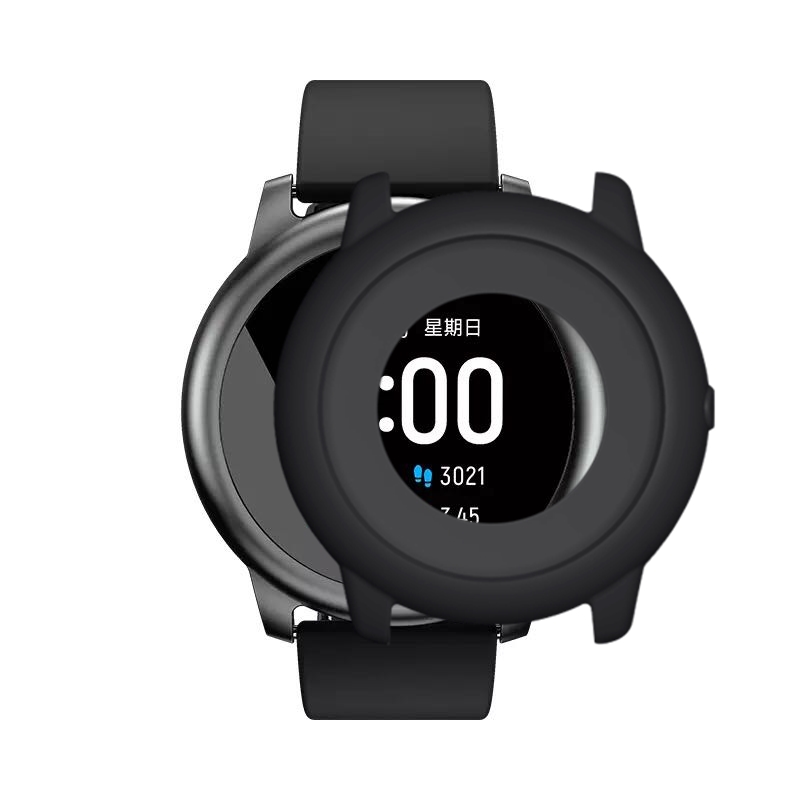 Bakeey-Soft-Silicone-Watch-Case-Watch-Cover-Case-Cover-for-Haylou-Solar-LS05-Smart-Watch-1709245-20