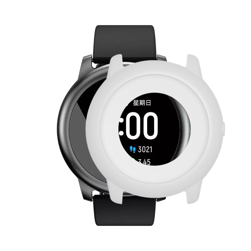 Bakeey-Soft-Silicone-Watch-Case-Watch-Cover-Case-Cover-for-Haylou-Solar-LS05-Smart-Watch-1709245-8