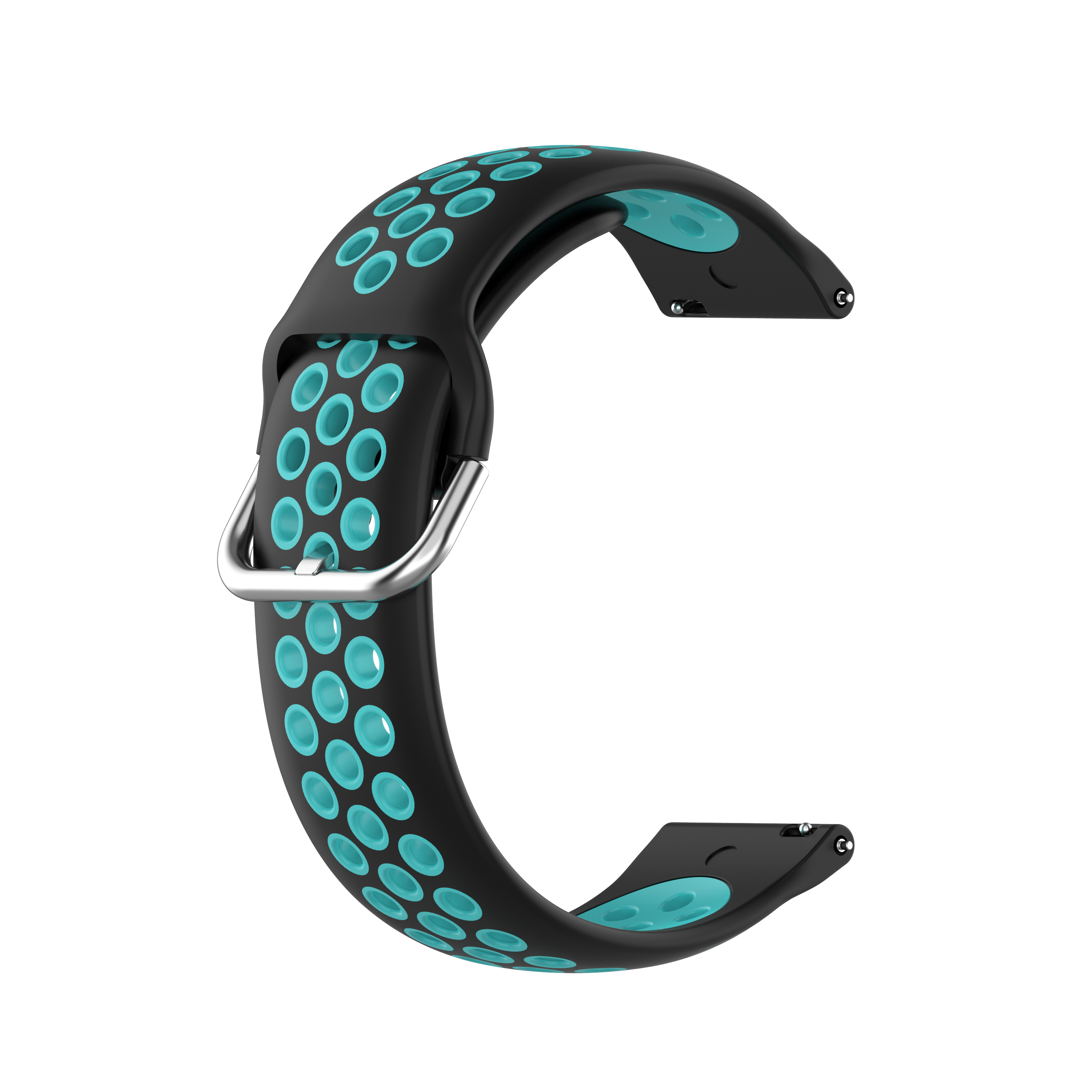 Bakeey-Split-Color-Dot-Pattern-Breathable-Waterproof-Soft-Silicone-Watch-Band-Strap-Replacement-for--1747379-21