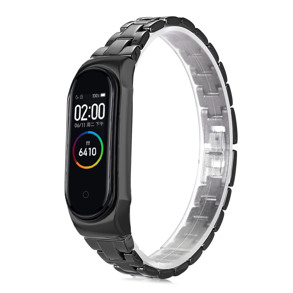 Bakeey-Stainless-Replacement-Butterfly-Buckle-Watch-Band-for-Xiaomi-Mi-Band-43-Smart-Watch-Non-origi-1527735-3