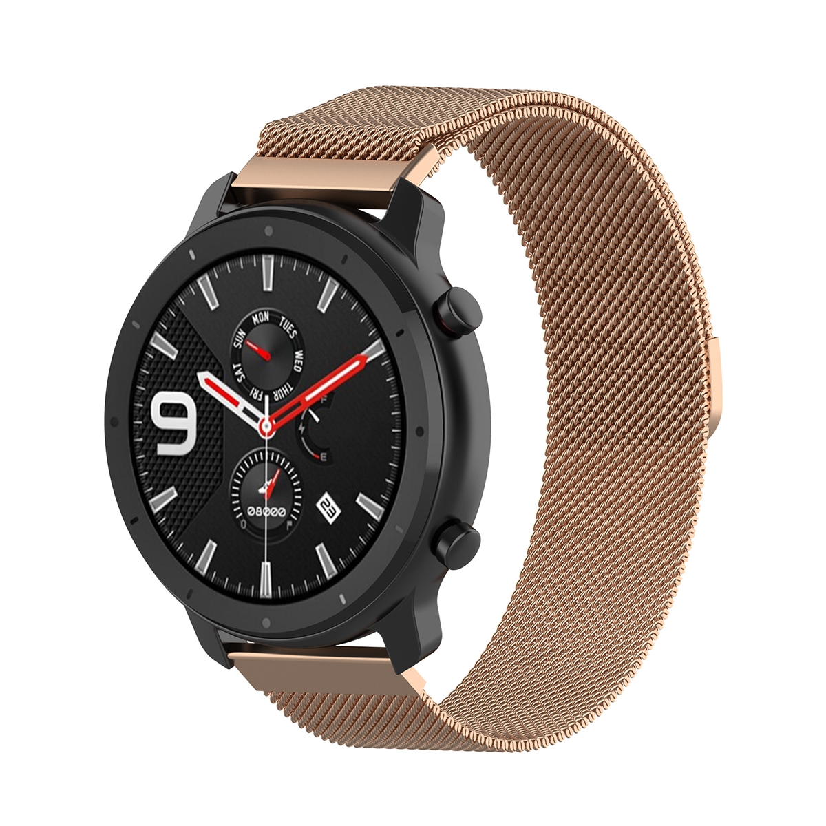 Bakeey-Stainless-Steel-Watch-Band-for-Amazfit-GTR-42MM-Smart-Watch-1556612-4