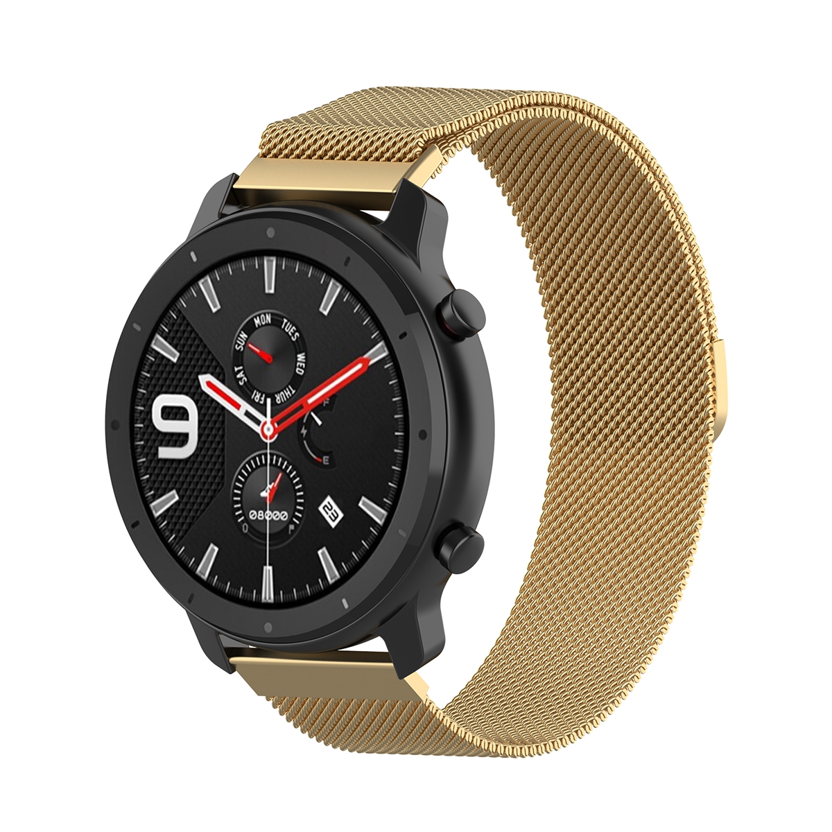 Bakeey-Stainless-Steel-Watch-Band-for-Amazfit-GTR-42MM-Smart-Watch-1556612-5
