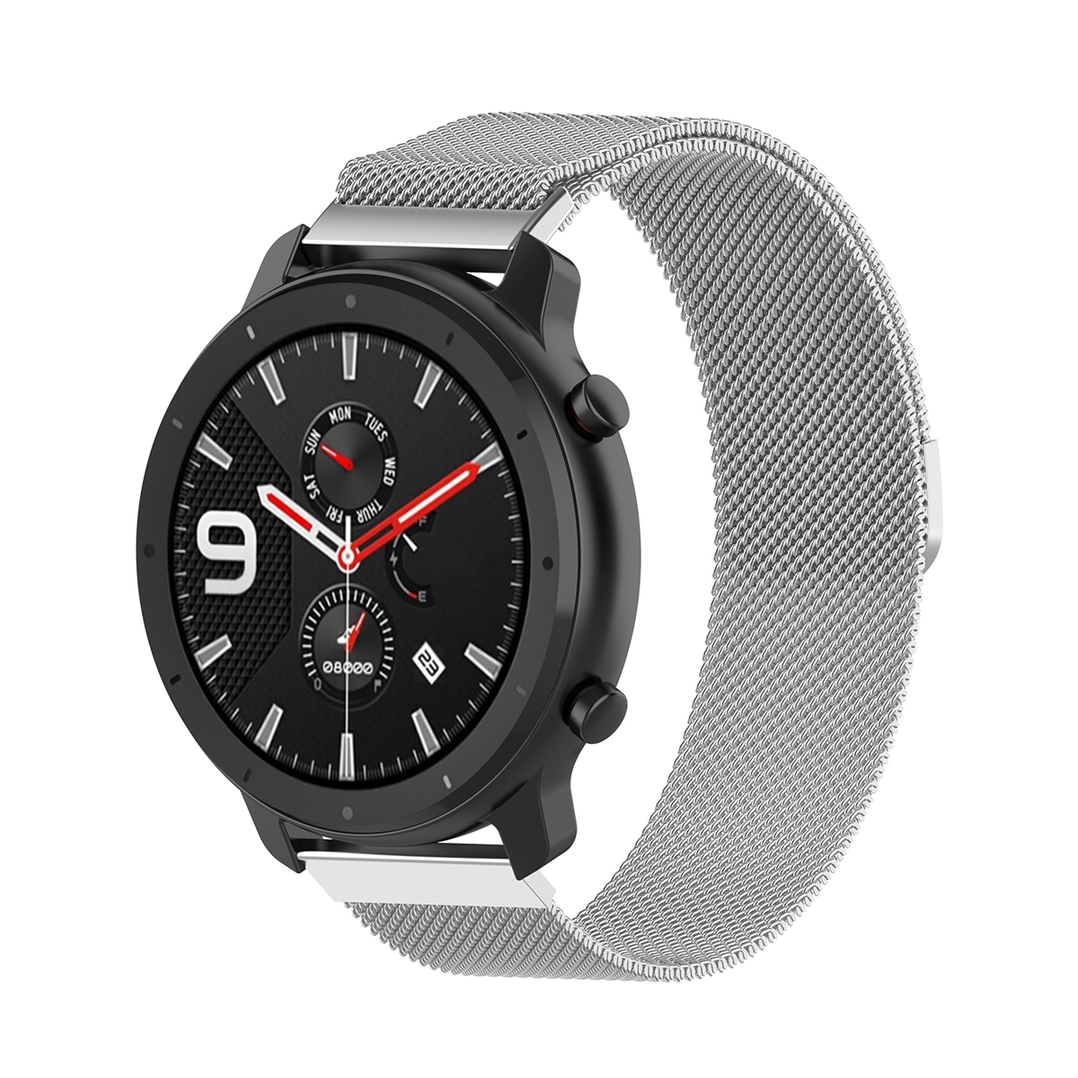 Bakeey-Stainless-Steel-Watch-Band-for-Amazfit-GTR-42MM-Smart-Watch-1556612-6