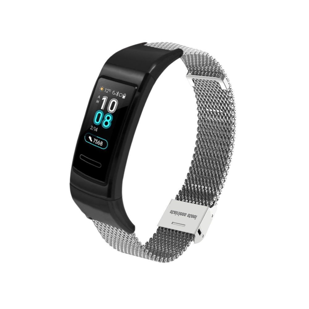 Bakeey-Stainless-Steel-Watch-Band-for-Huawei-Band-33-pro-Smart-Watch-1537567-6