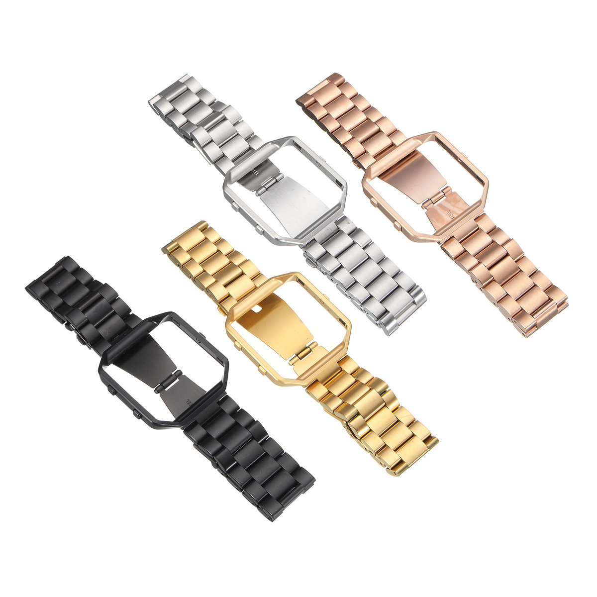 Bakeey-Steel-Metal-Frame-Watch-Case-Cover-Frame-Watch-Band-For-Fitbit-Blaze-Watch-1639063-5