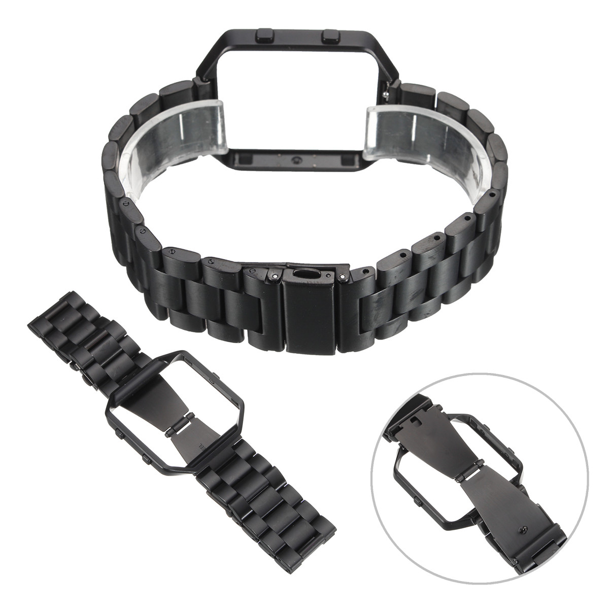 Bakeey-Steel-Metal-Frame-Watch-Case-Cover-Frame-Watch-Band-For-Fitbit-Blaze-Watch-1639063-6