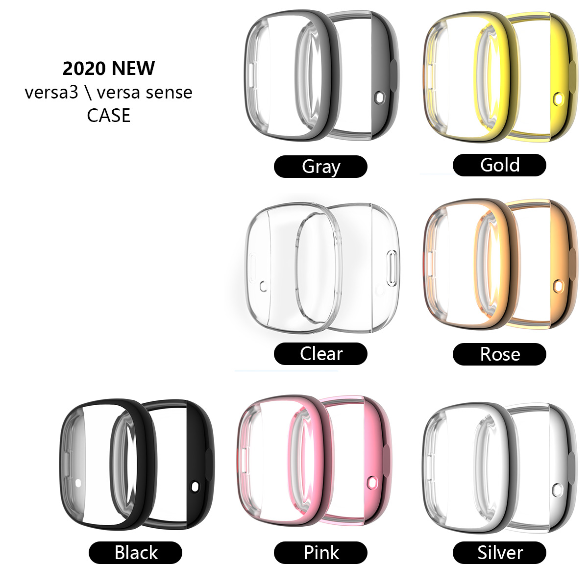 Bakeey-TPU-Full-Cover-Watch-Protector-Case-Cover-for-Fitbit-Versa-3-Sense-Smart-Watch-1741698-1