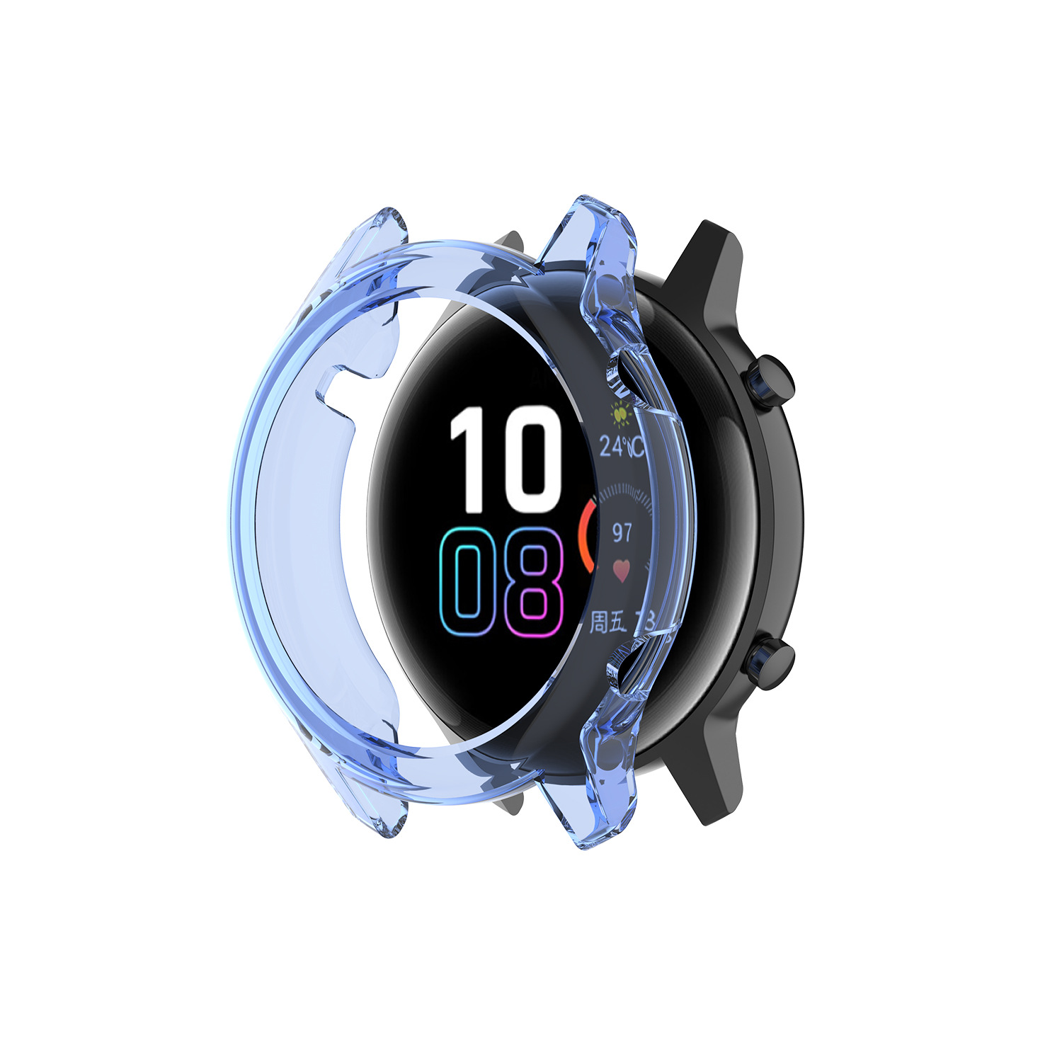 Bakeey-TPU-Half-Cover-Transparent-Protector-Case-for-Huawei-Honor-Magic-Watch2-42mm46mm-1795309-16