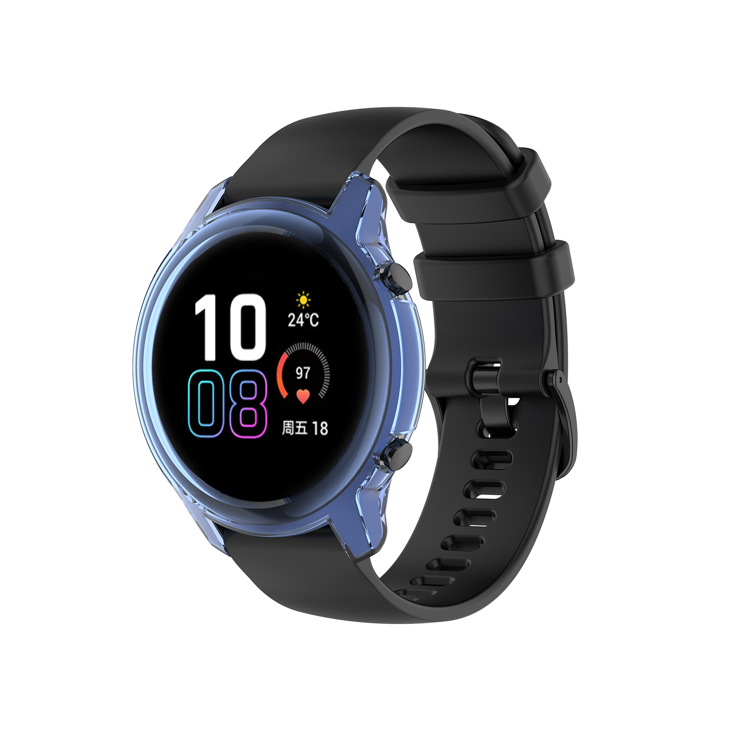 Bakeey-TPU-Half-Cover-Transparent-Protector-Case-for-Huawei-Honor-Magic-Watch2-42mm46mm-1795309-17