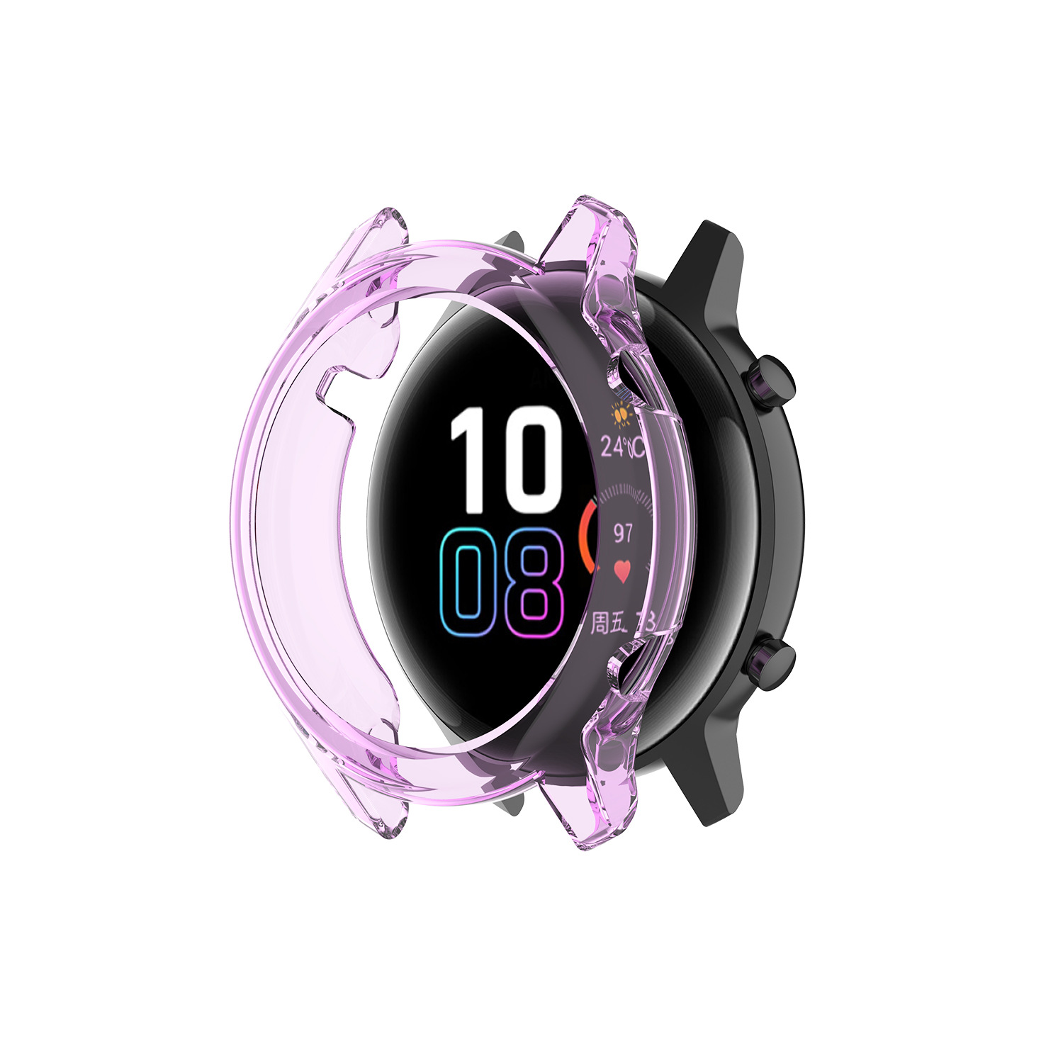 Bakeey-TPU-Half-Cover-Transparent-Protector-Case-for-Huawei-Honor-Magic-Watch2-42mm46mm-1795309-20