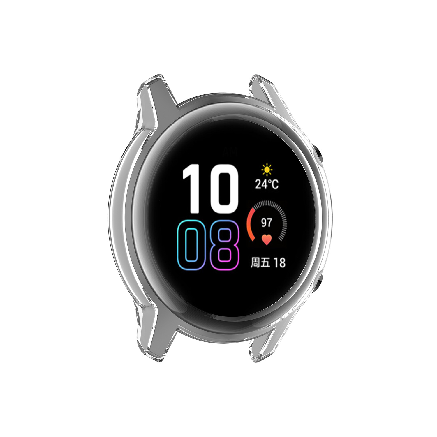 Bakeey-TPU-Half-Cover-Transparent-Protector-Case-for-Huawei-Honor-Magic-Watch2-42mm46mm-1795309-3