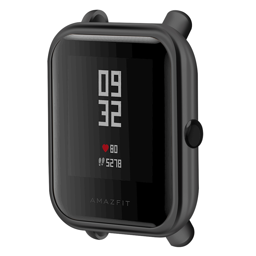 Bakeey-TPU-Metal-Plating-Anti-drop-Full-Package-Design-Protector-for-Amazfit-Bip-Lite-Smart-Watch-fr-1558371-7