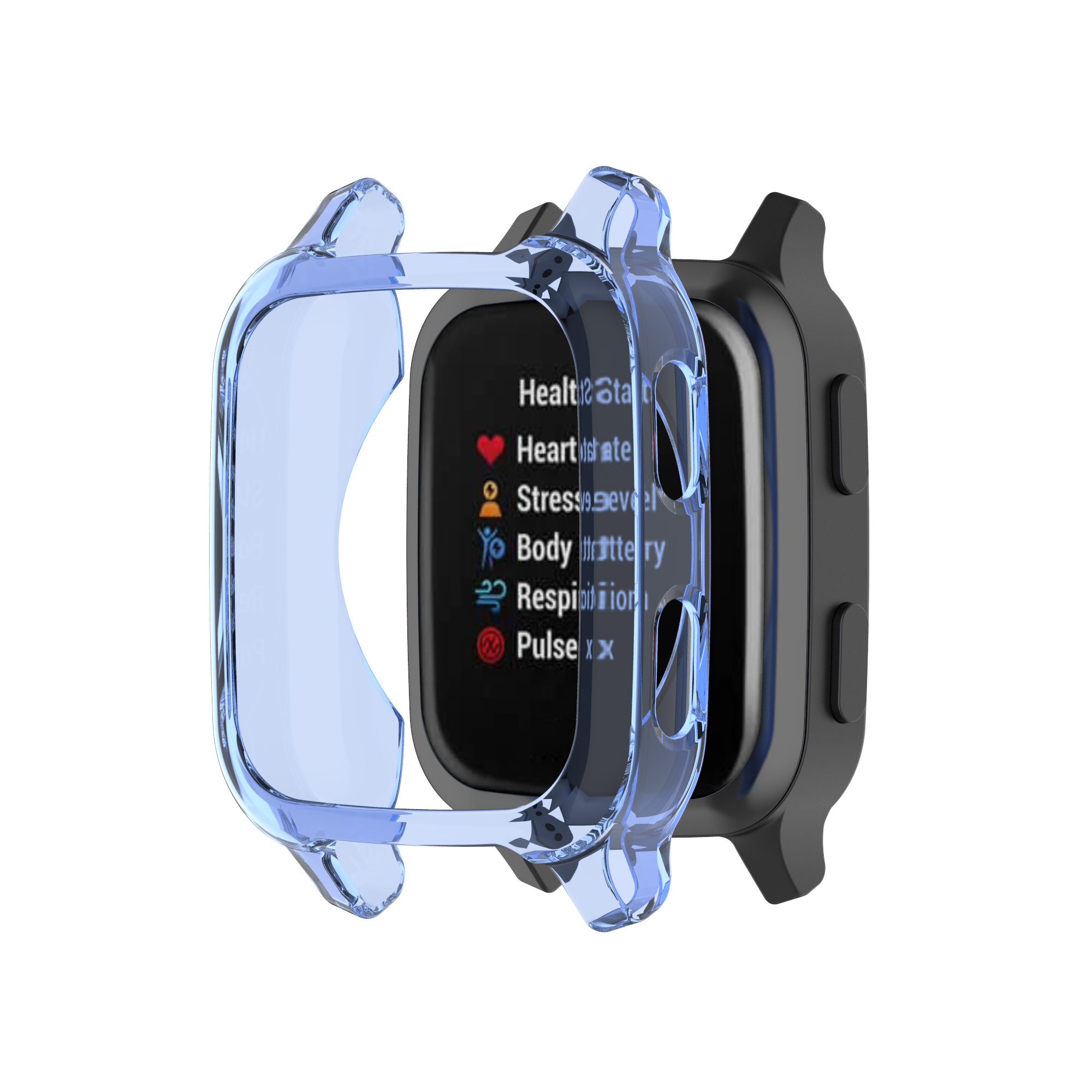 Bakeey-TPU-Transparent-Half-pack-Watch-Case-Cover-Watch-Shell-Protector-For-Garmin-Venu-sq-1791985-9