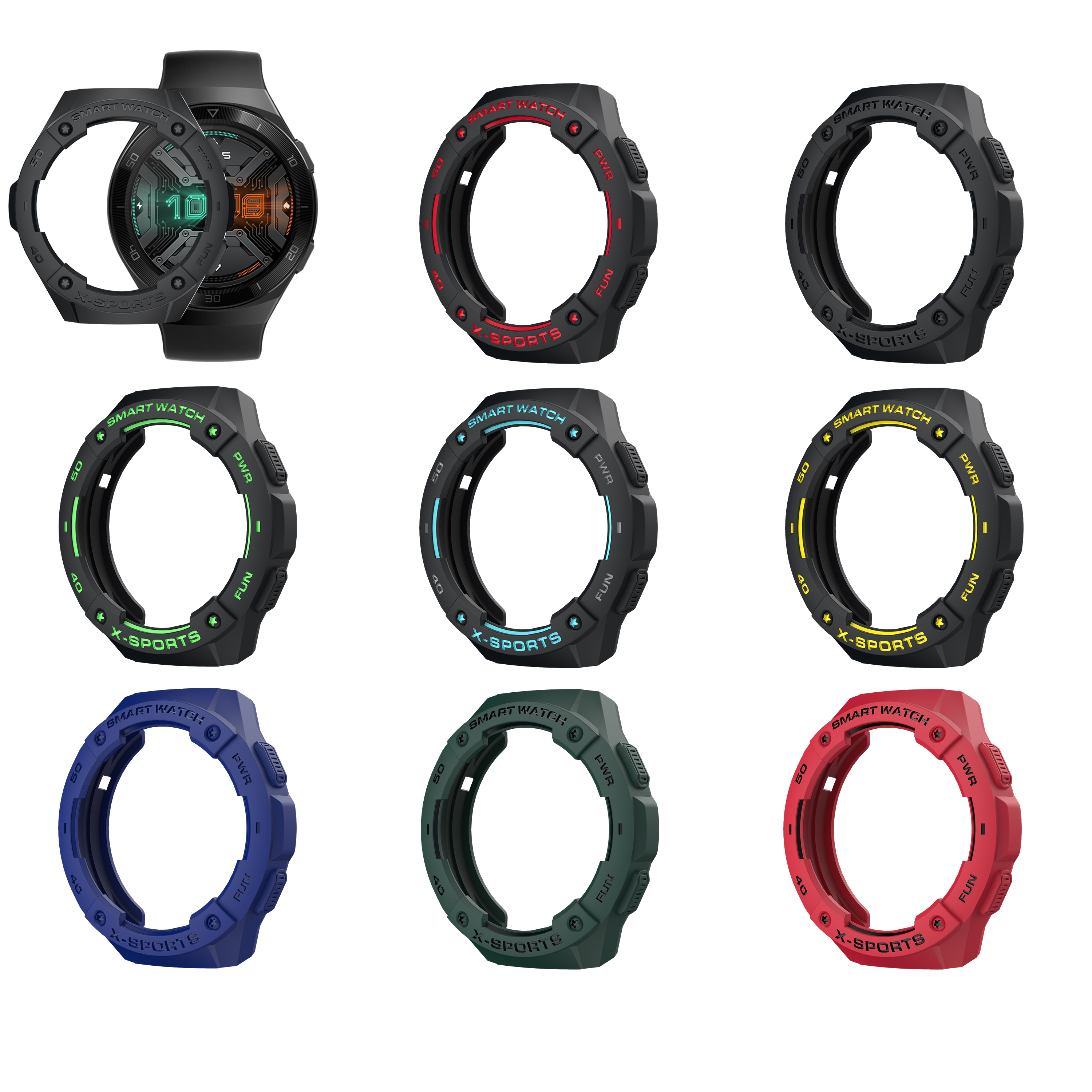Bakeey-TPU-Watch-Case-Cover-Watch-Protector-For-HUAWEI-WATCH-GT-2e-1712256-1
