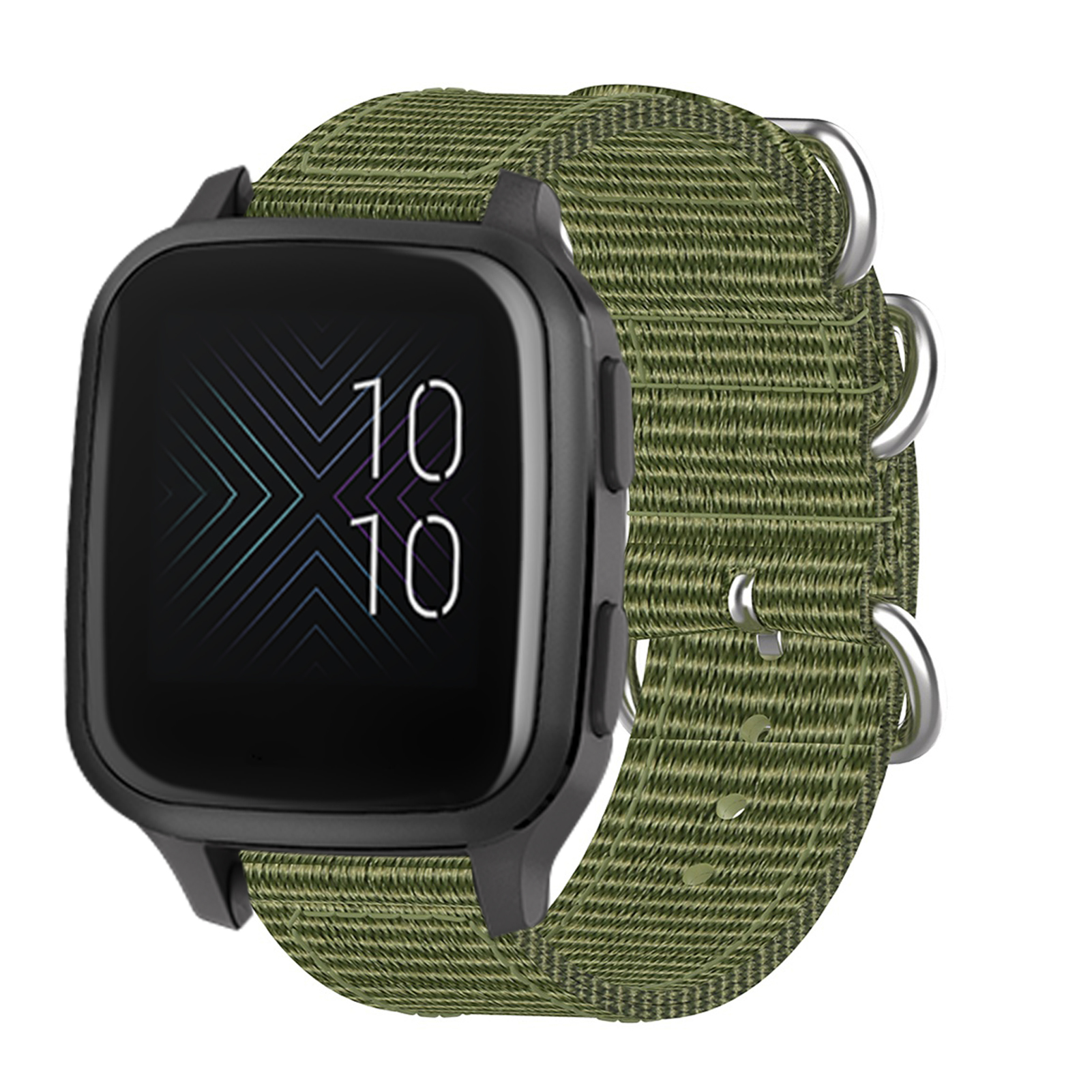 Bakeey-Three-ring-Canvas-Replacement-Strap-Smart-Watch-Band-For-Garmin-Venu-SQ-1806550-13