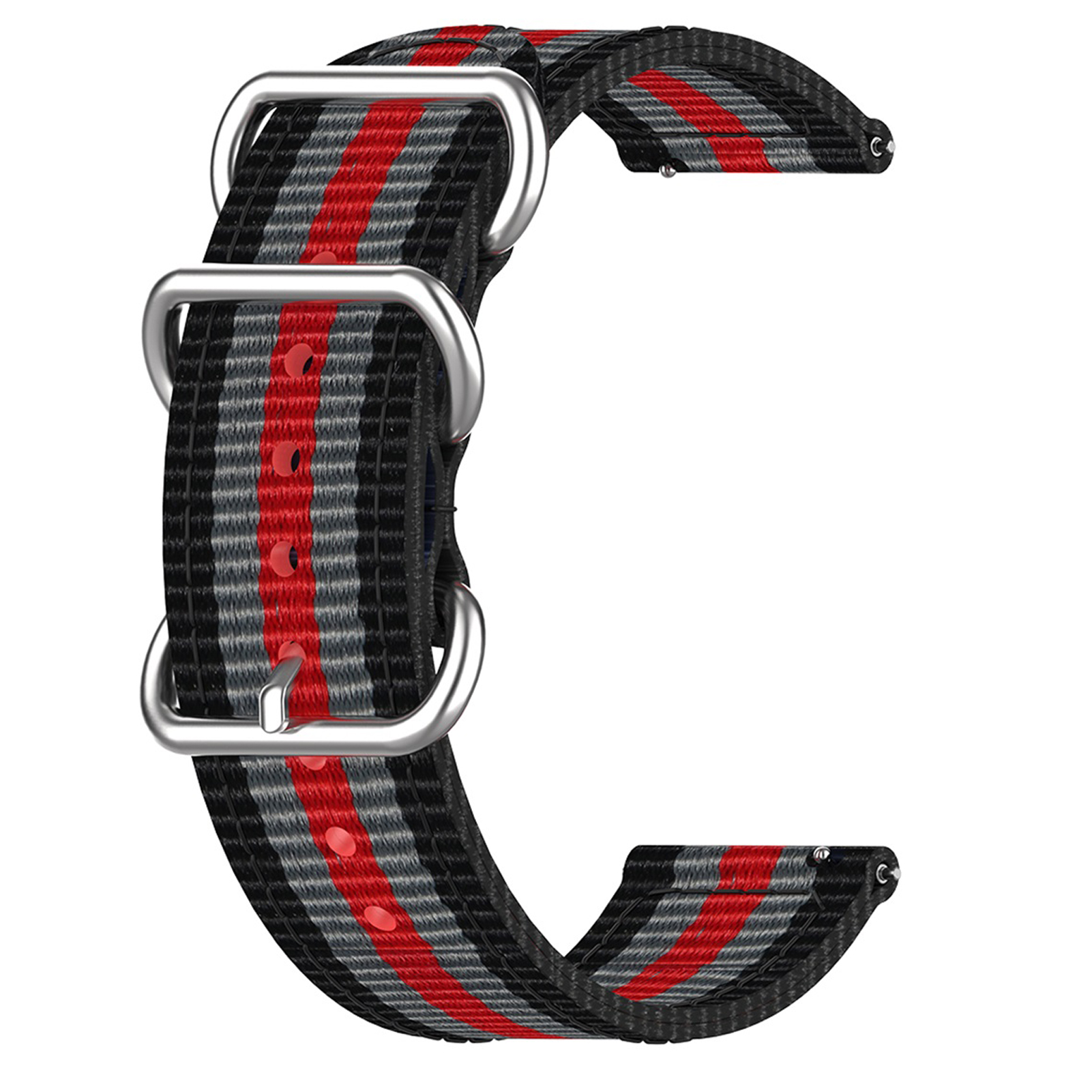Bakeey-Three-ring-Canvas-Replacement-Strap-Smart-Watch-Band-For-Garmin-Venu-SQ-1806550-23