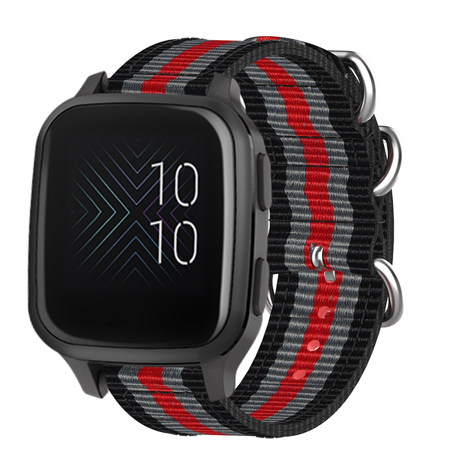 Bakeey-Three-ring-Canvas-Replacement-Strap-Smart-Watch-Band-For-Garmin-Venu-SQ-1806550-25